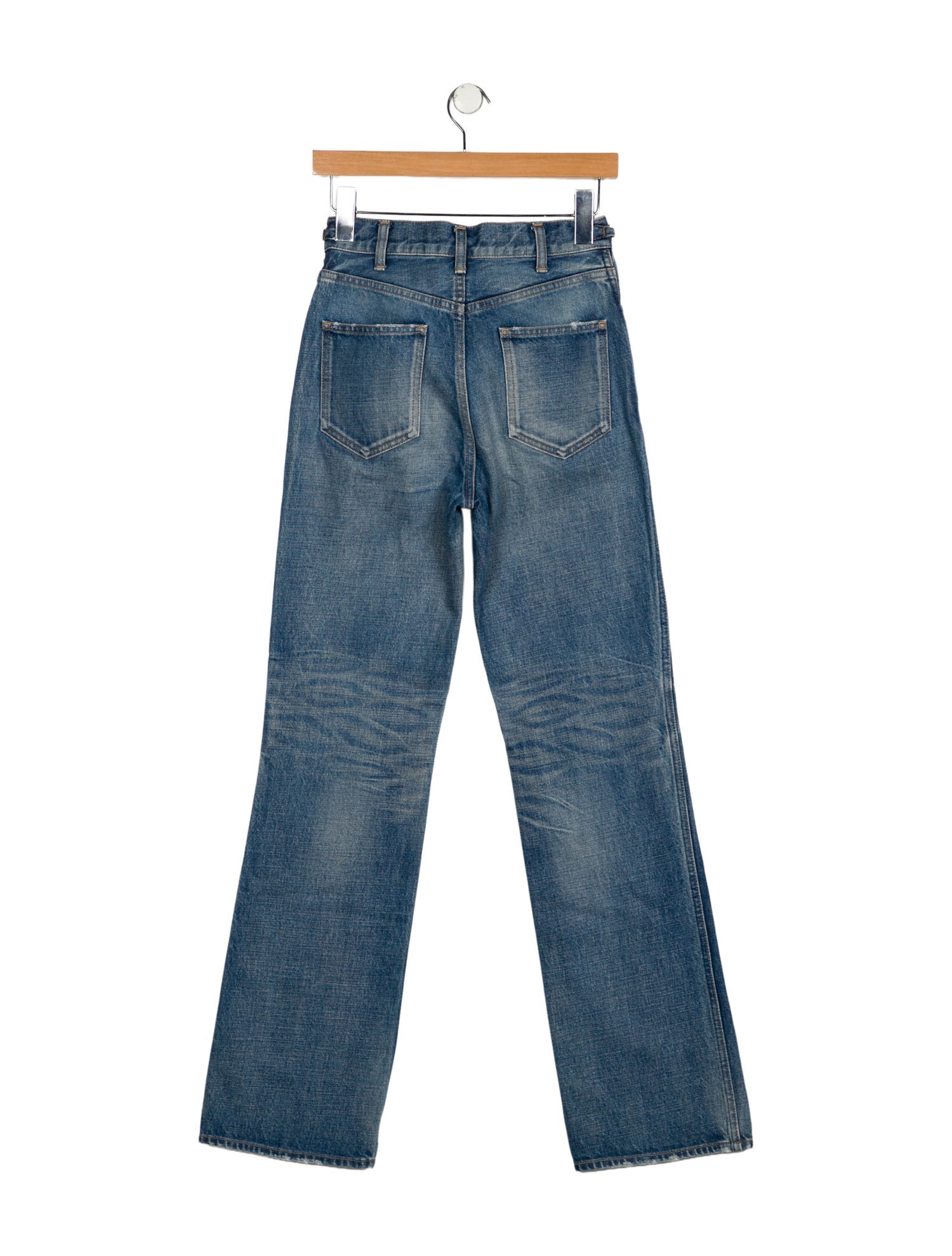 Celine High-Rise Wide Leg Jeans