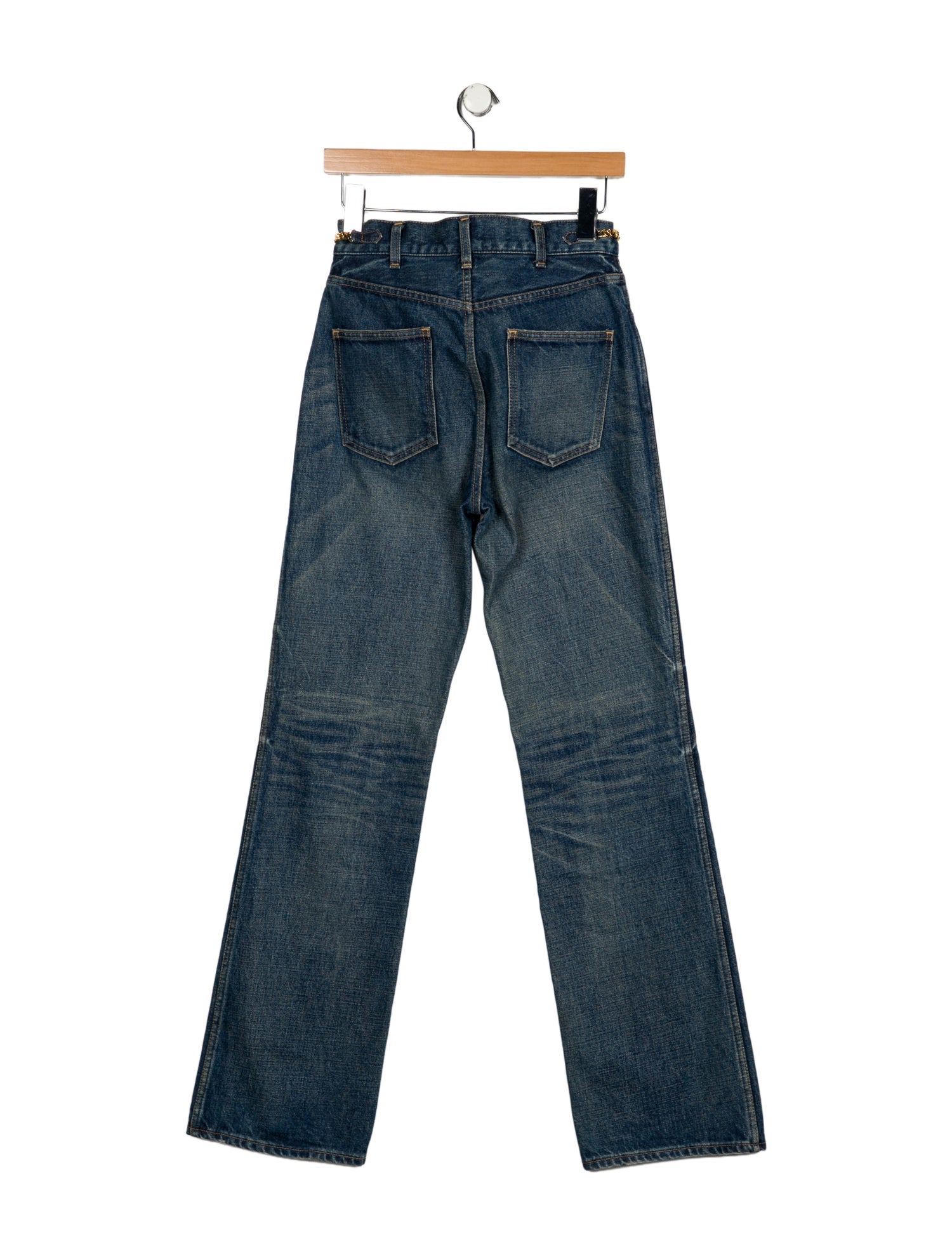 Celine High-Rise Straight Leg Jeans