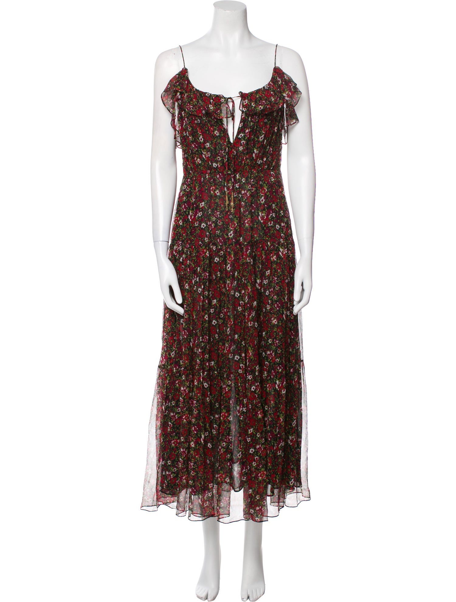 Celine Silk Midi Length Dress