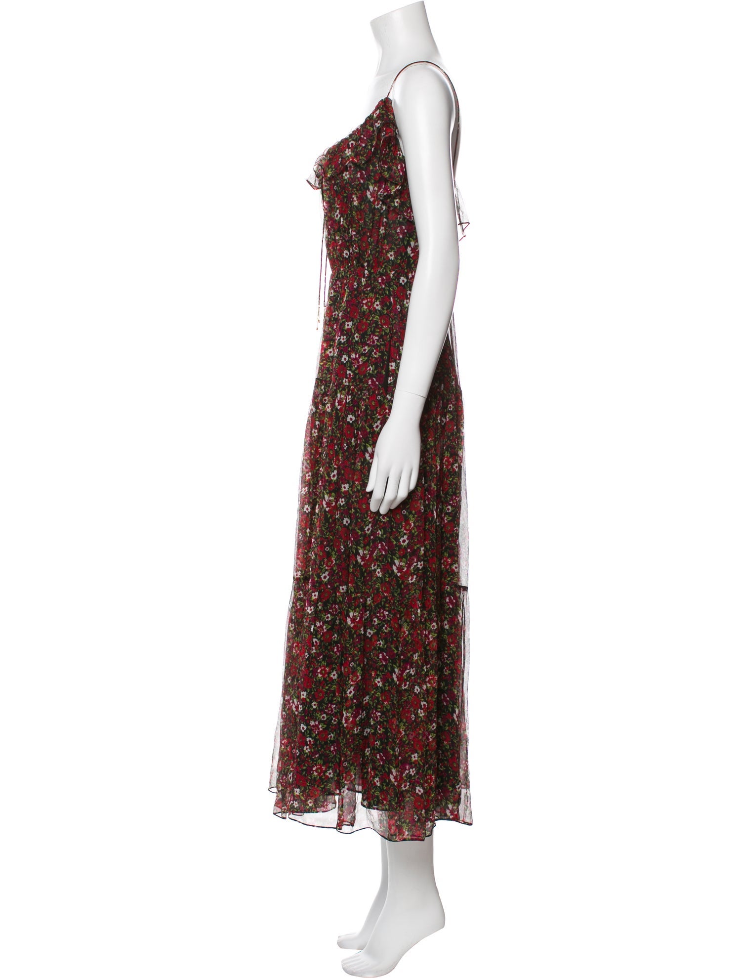 Celine Silk Midi Length Dress