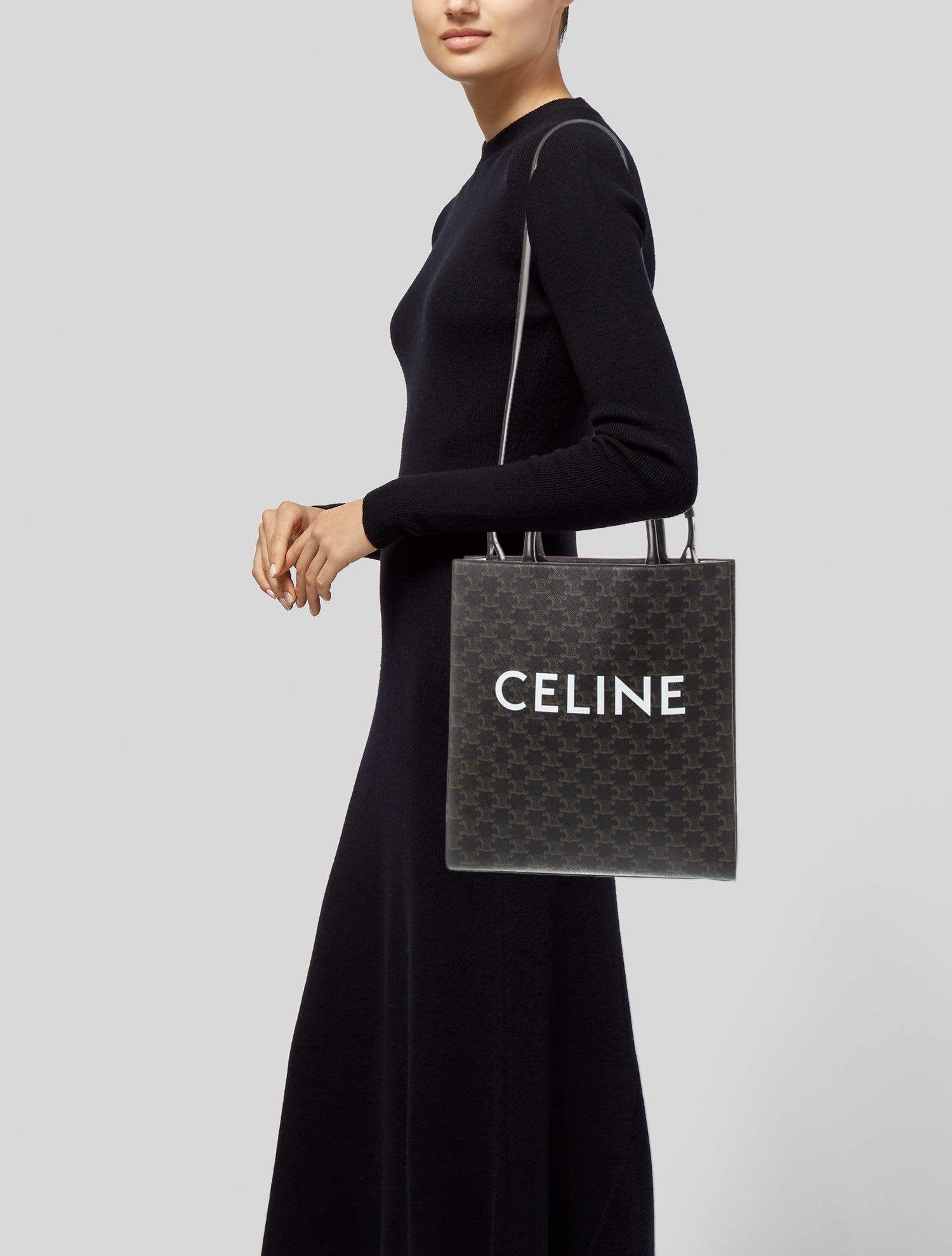 Celine Triomphe Vertical Cabas
