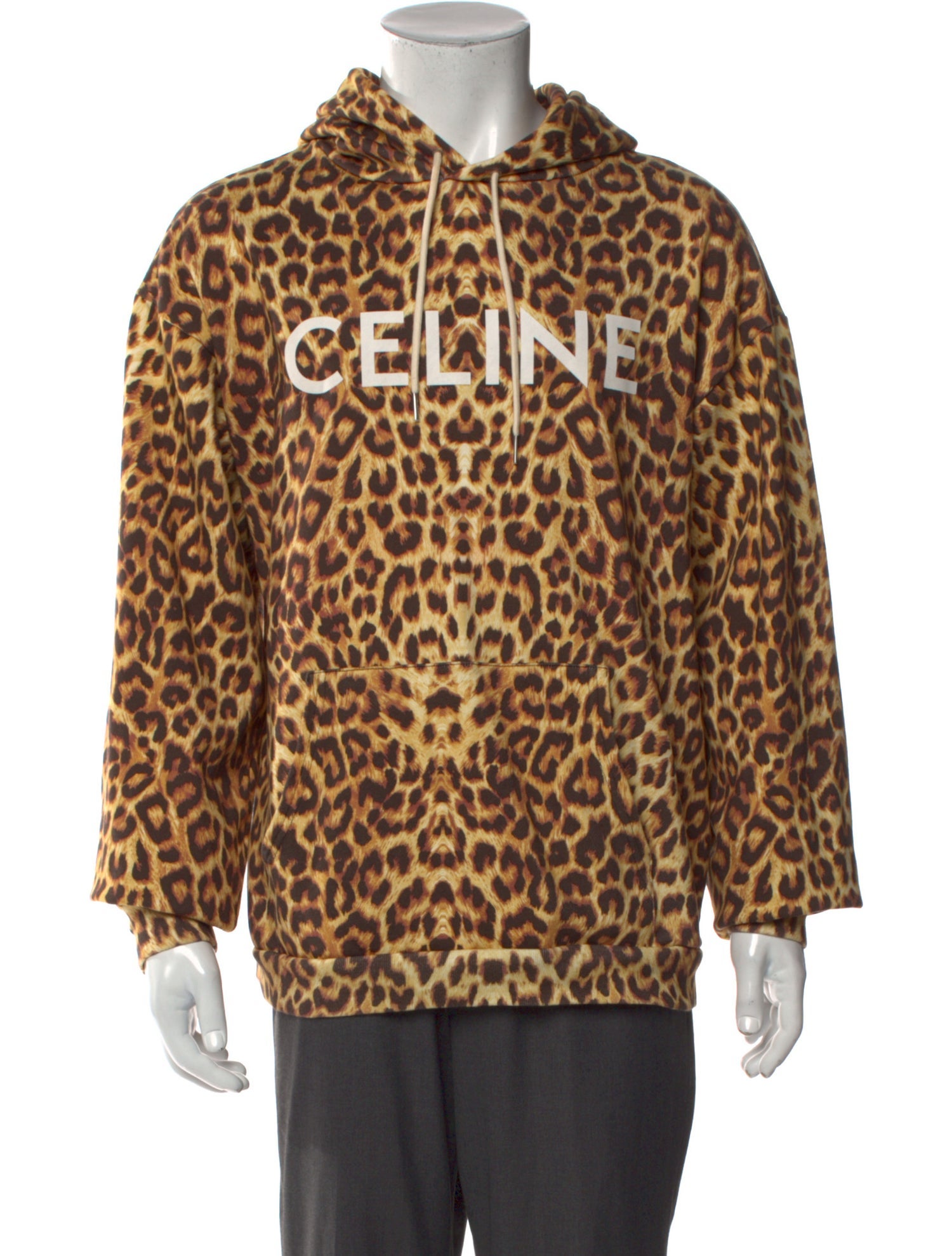 Celine 2021 Animal Print Hoodie
