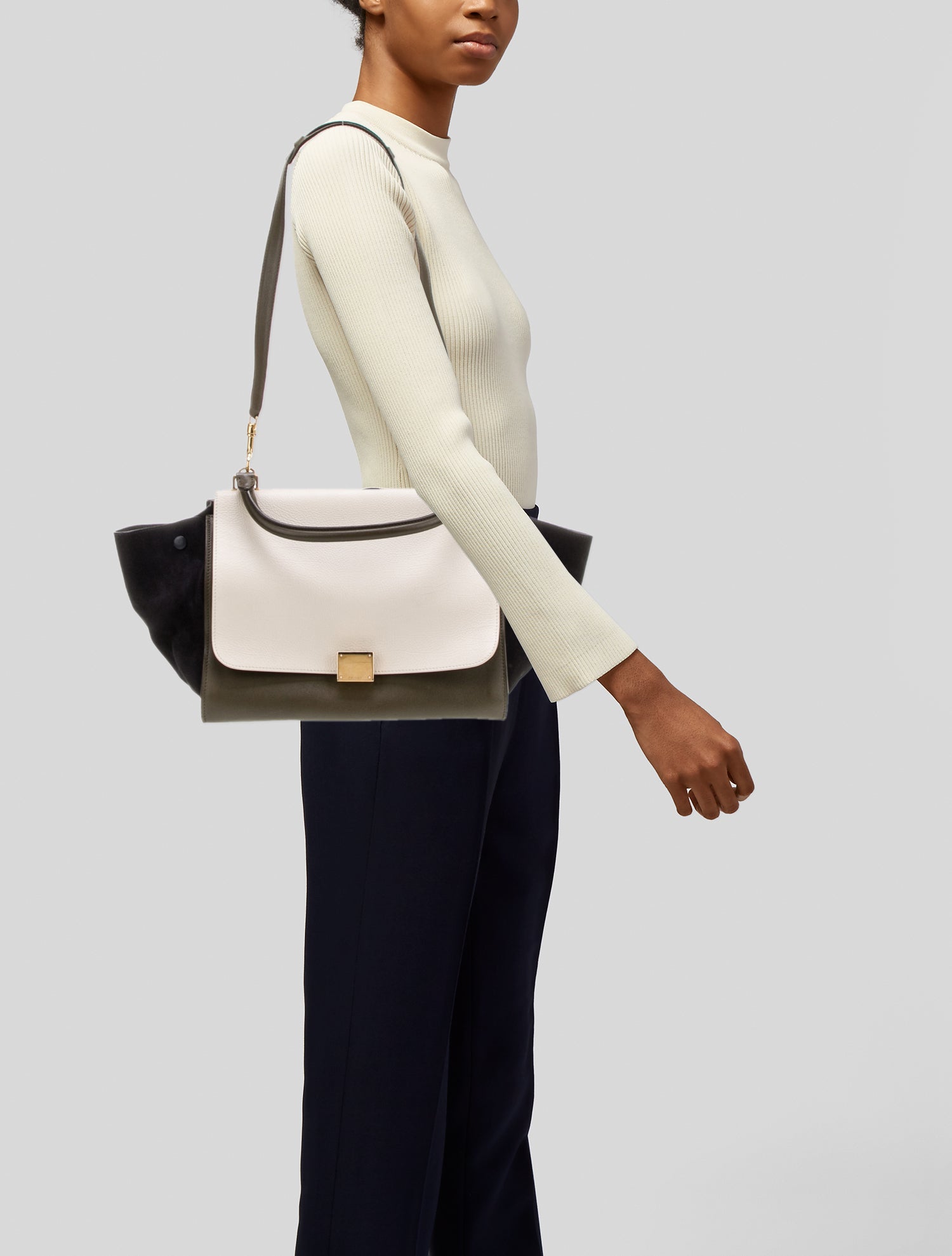 Celine Leather Trapeze Medium