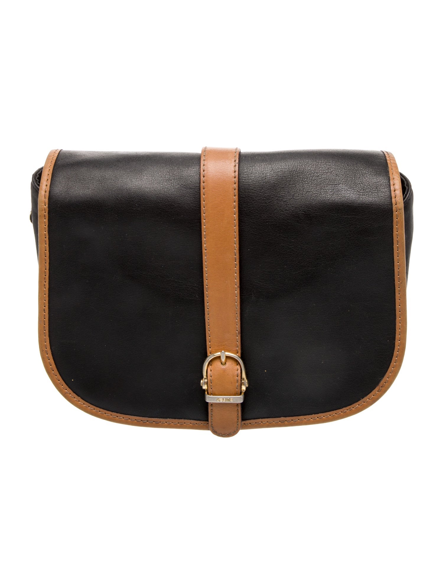 Celine Leather Messenger Bag Vintage