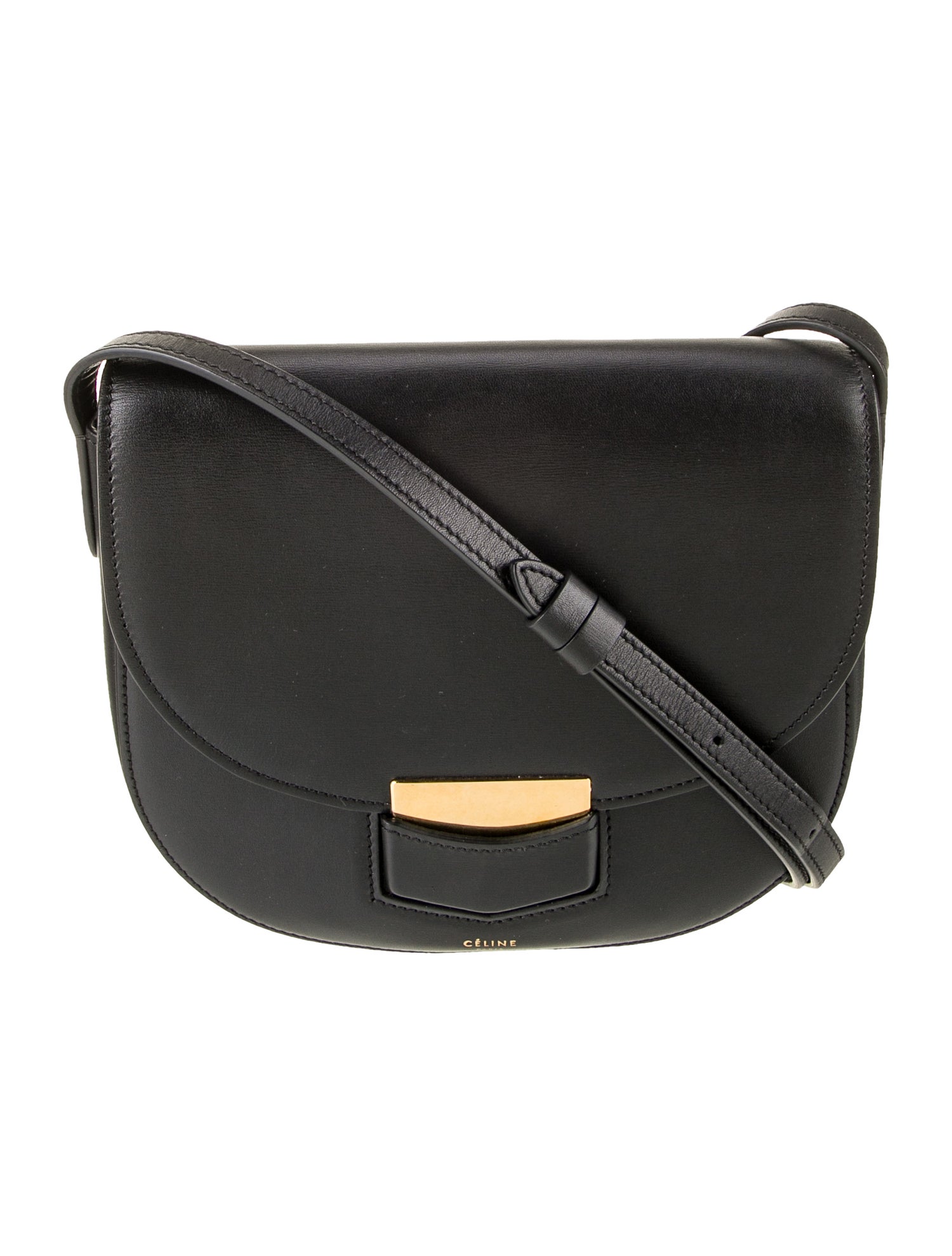 Celine Leather Trotteur Small