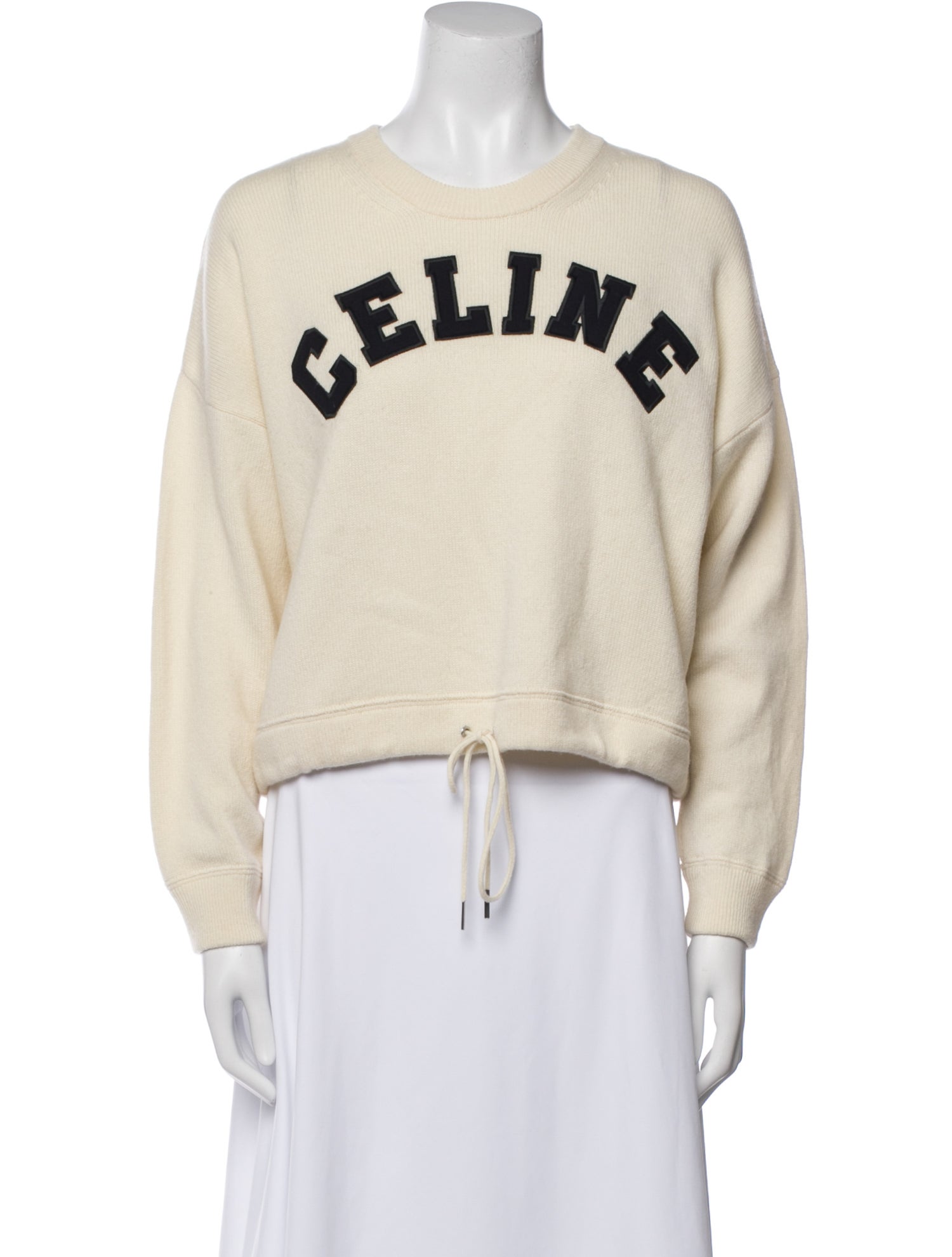 Celine Wool Graphic Print Sweater w/ Tags