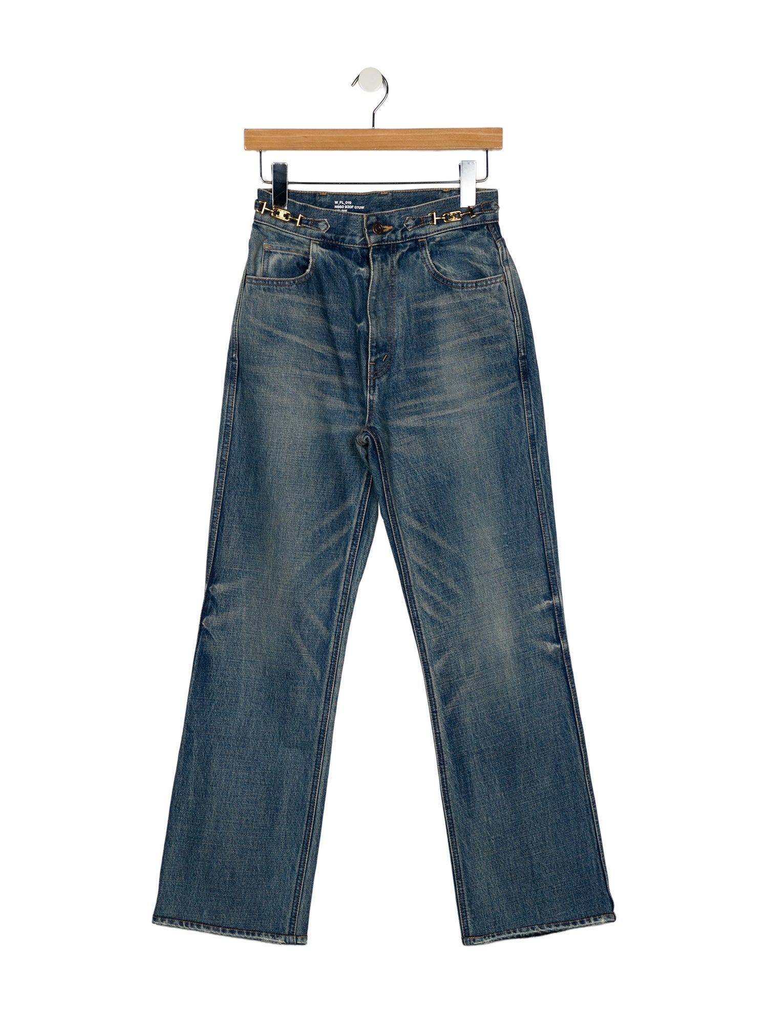 Celine High-Rise Wide Leg Jeans