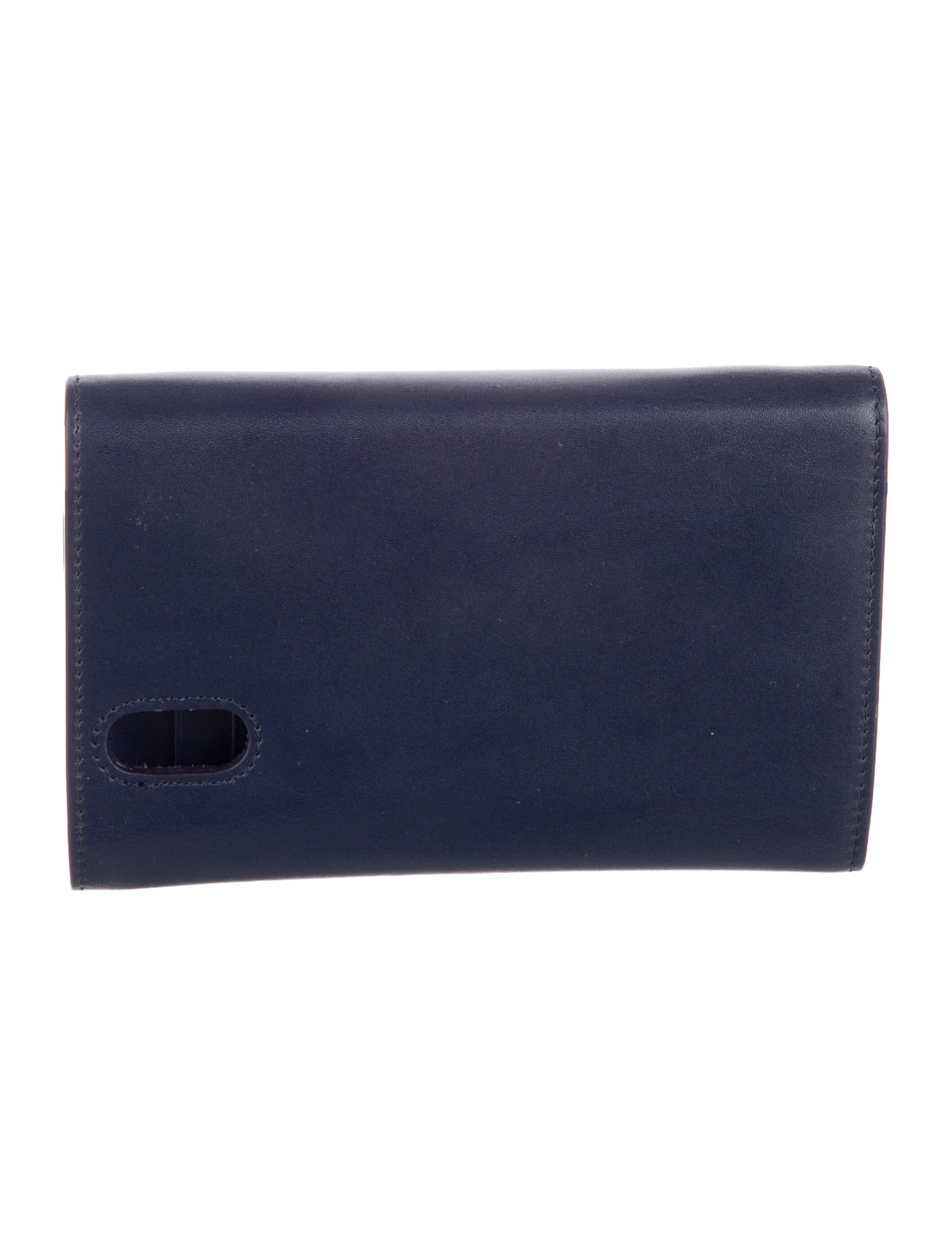 Celine Leather Compact Wallet
