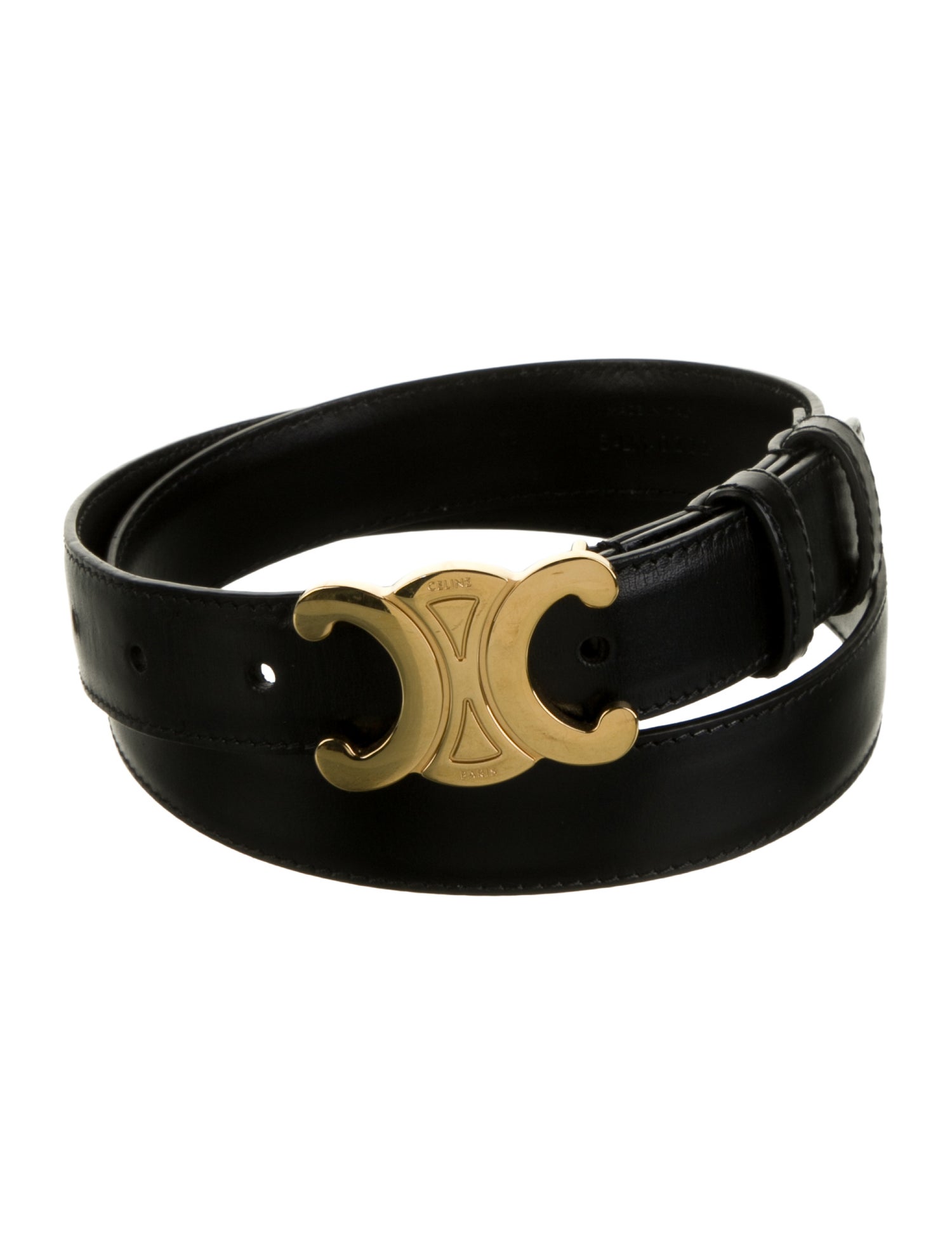 Celine Small Triomphe Belt Skinny Belt Kit