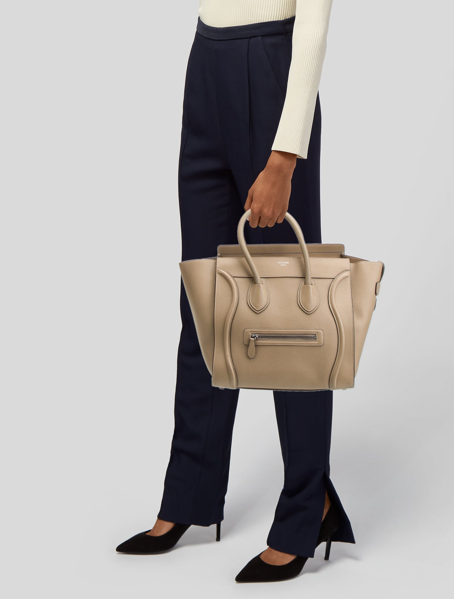 Celine Leather Luggage Mini