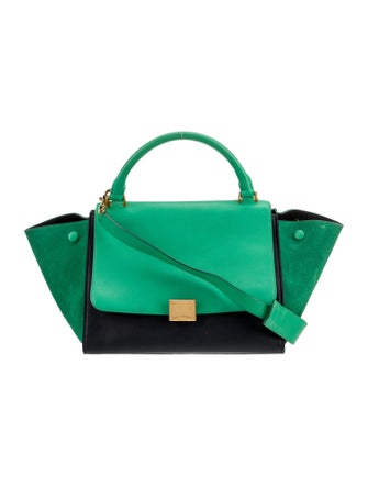 Celine Leather Trapeze Mini