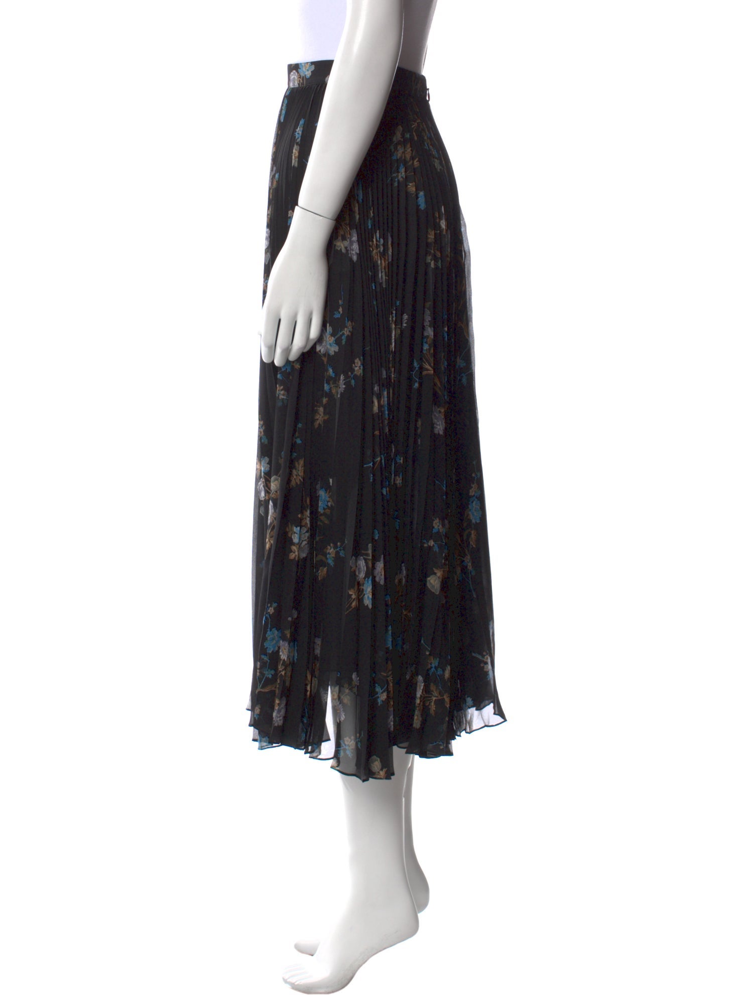 Celine Silk Midi Length Skirt w/ Tags