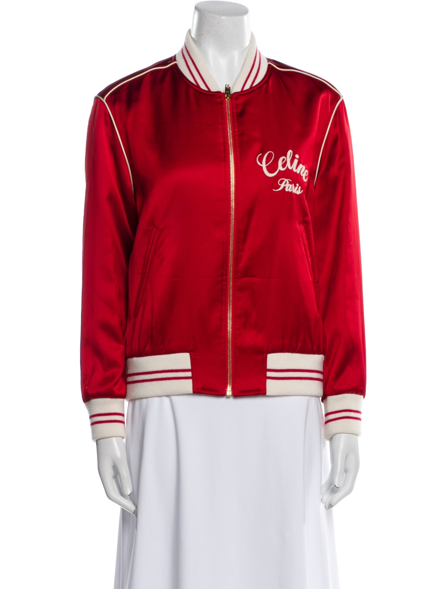 Celine Graphic Print Bomber Jacket w/ Tags