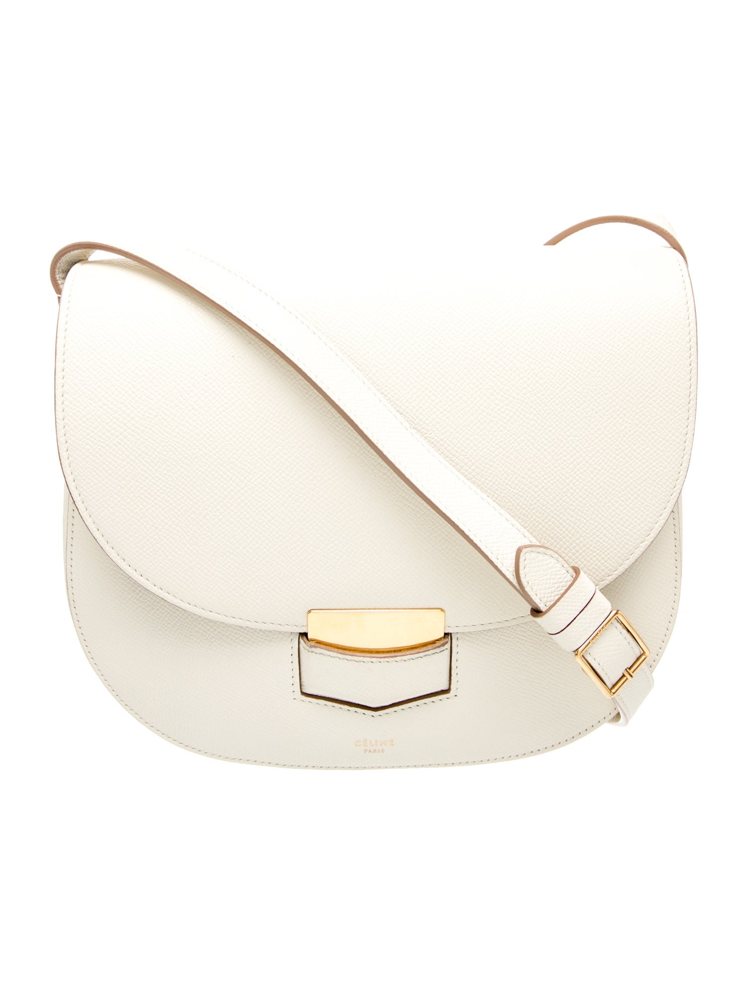 Celine Leather Trotteur Medium