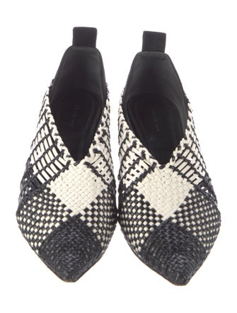 Celine Leather Patterned Mules
