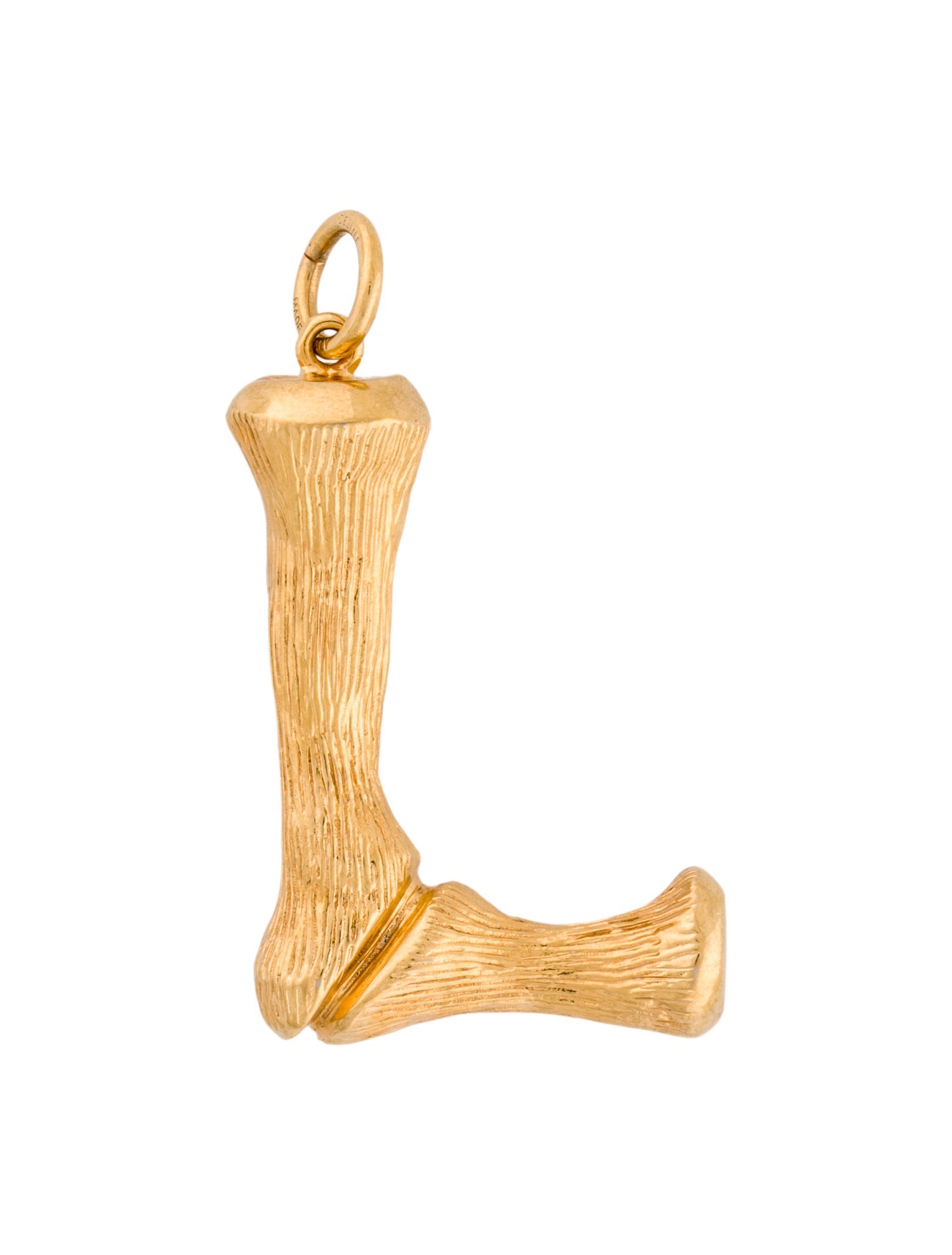Celine Large Bamboo 'L' Pendant