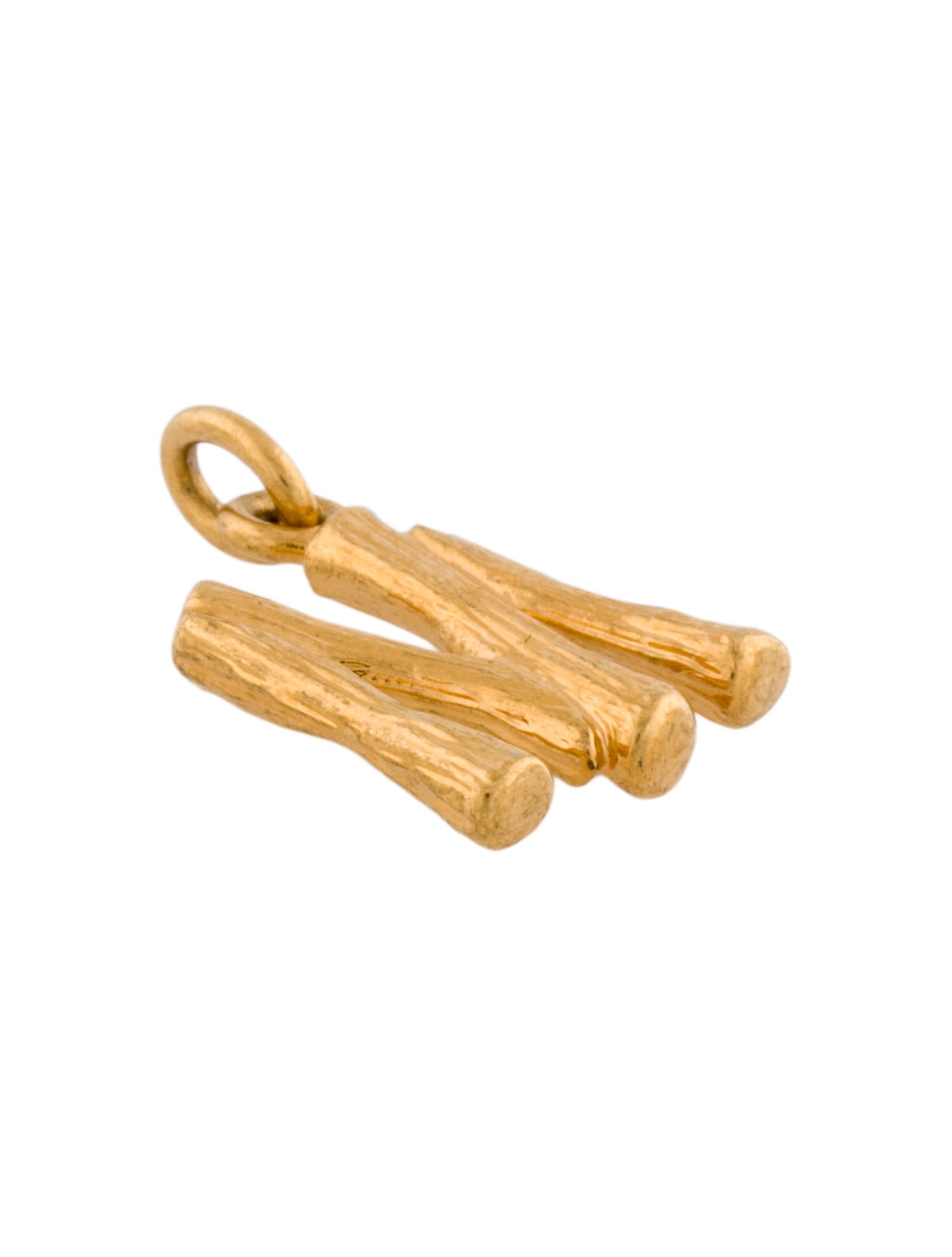 Celine Mini Bamboo Alphabet 'M' Pendant