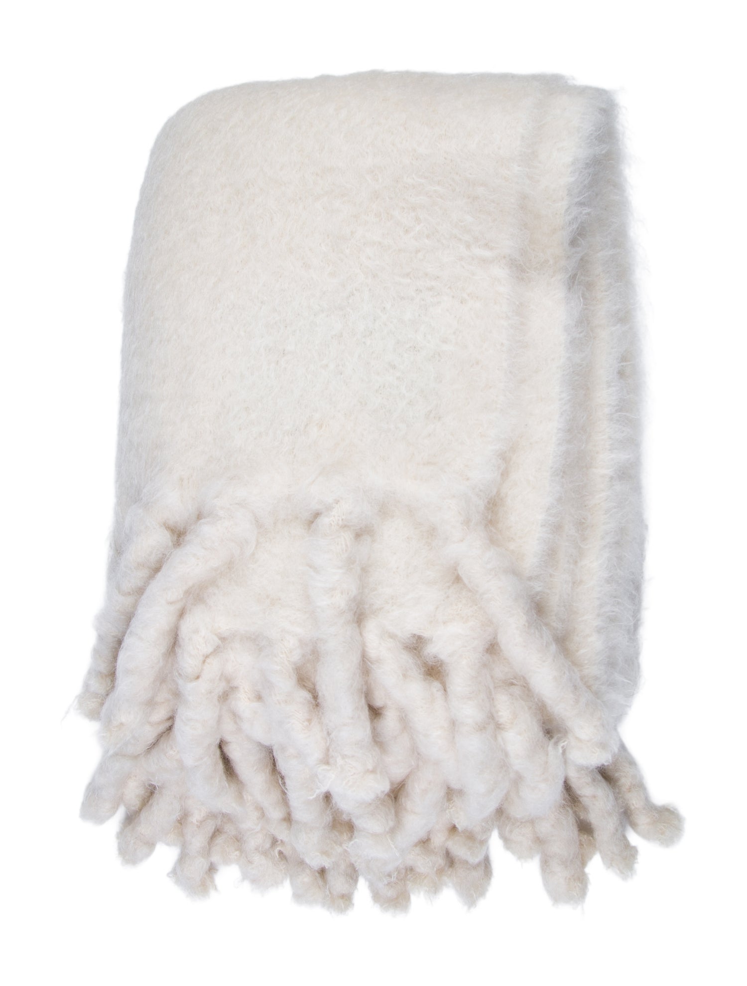 Celine Mohair-Blend Throw Blanket
