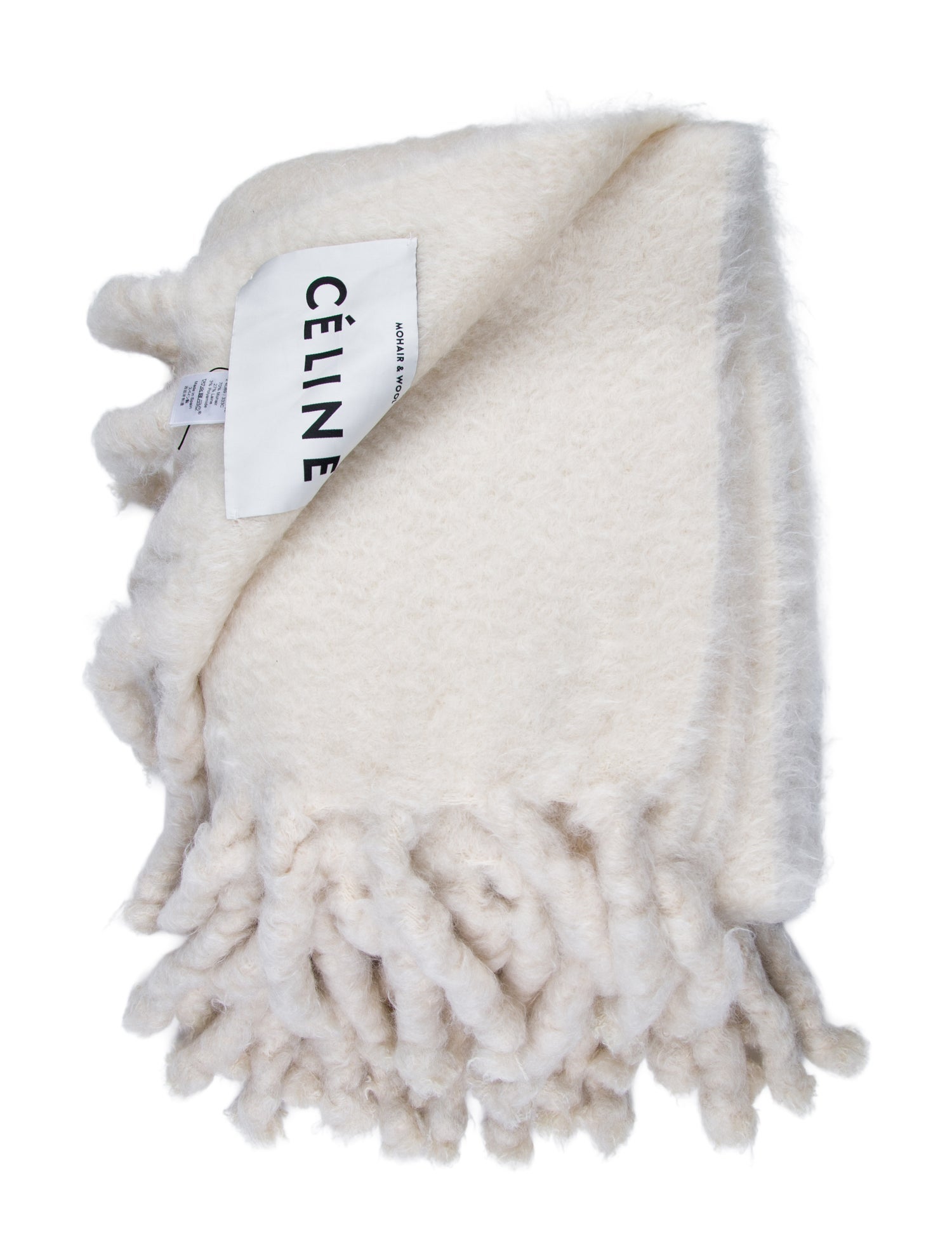 Celine Mohair-Blend Throw Blanket