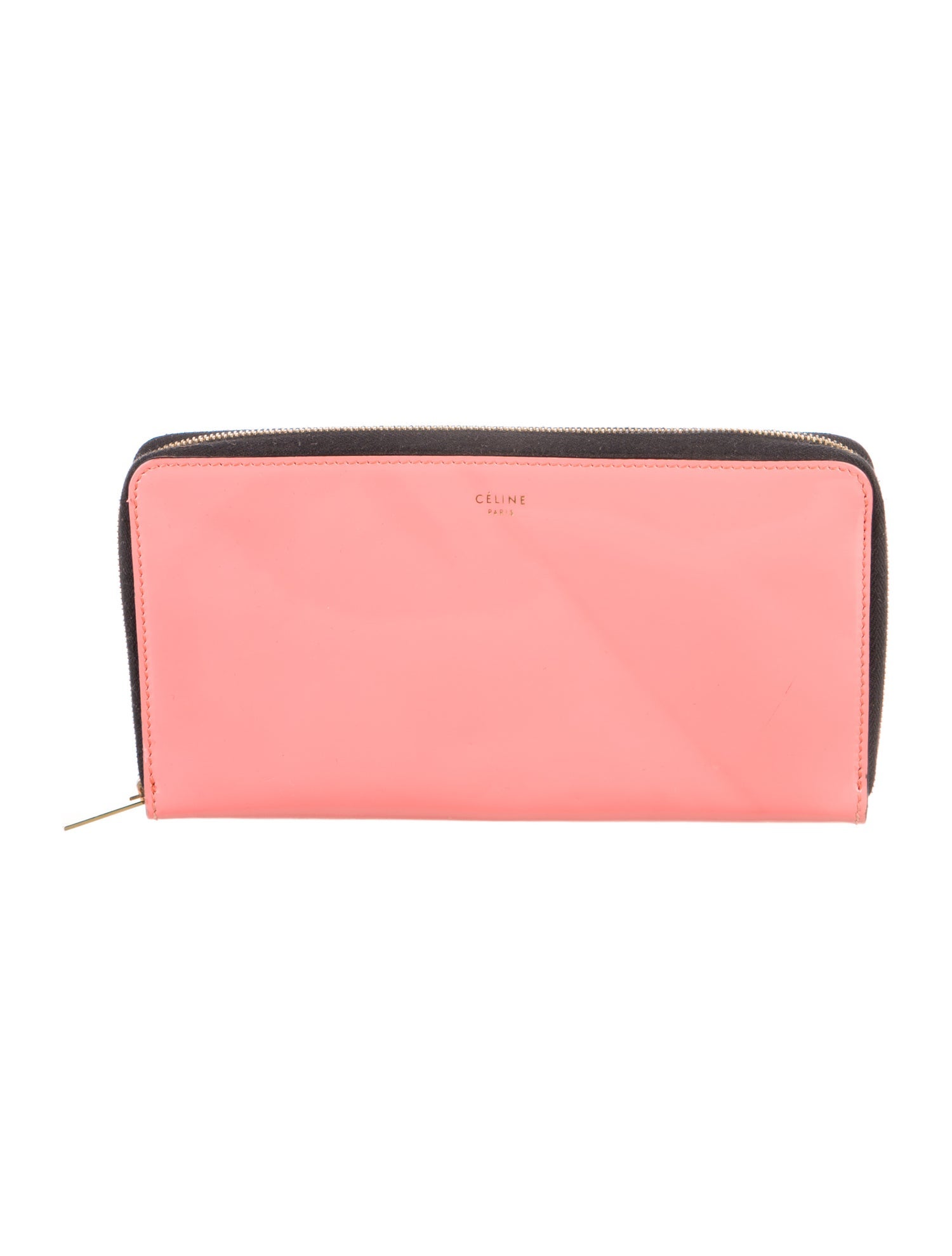 Celine 2018 Patent Leather Continental Wallet