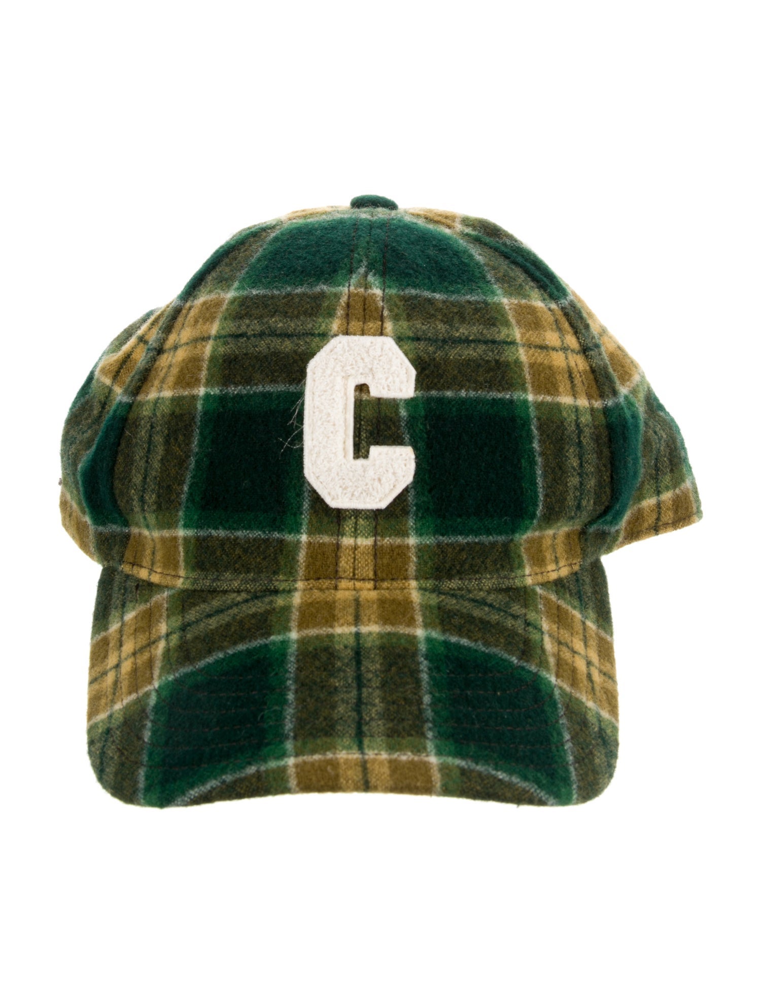 Celine Plaid Baseball Cap