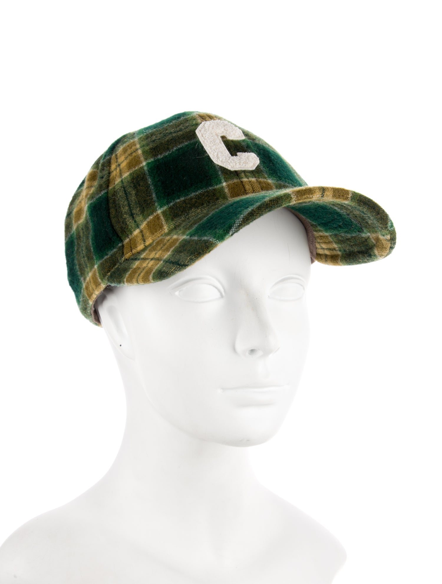 Celine Plaid Baseball Cap