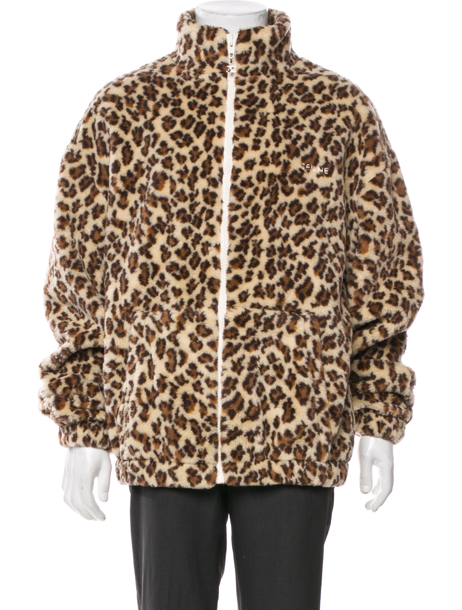 Celine Wool Animal Print Jacket w/ Tags