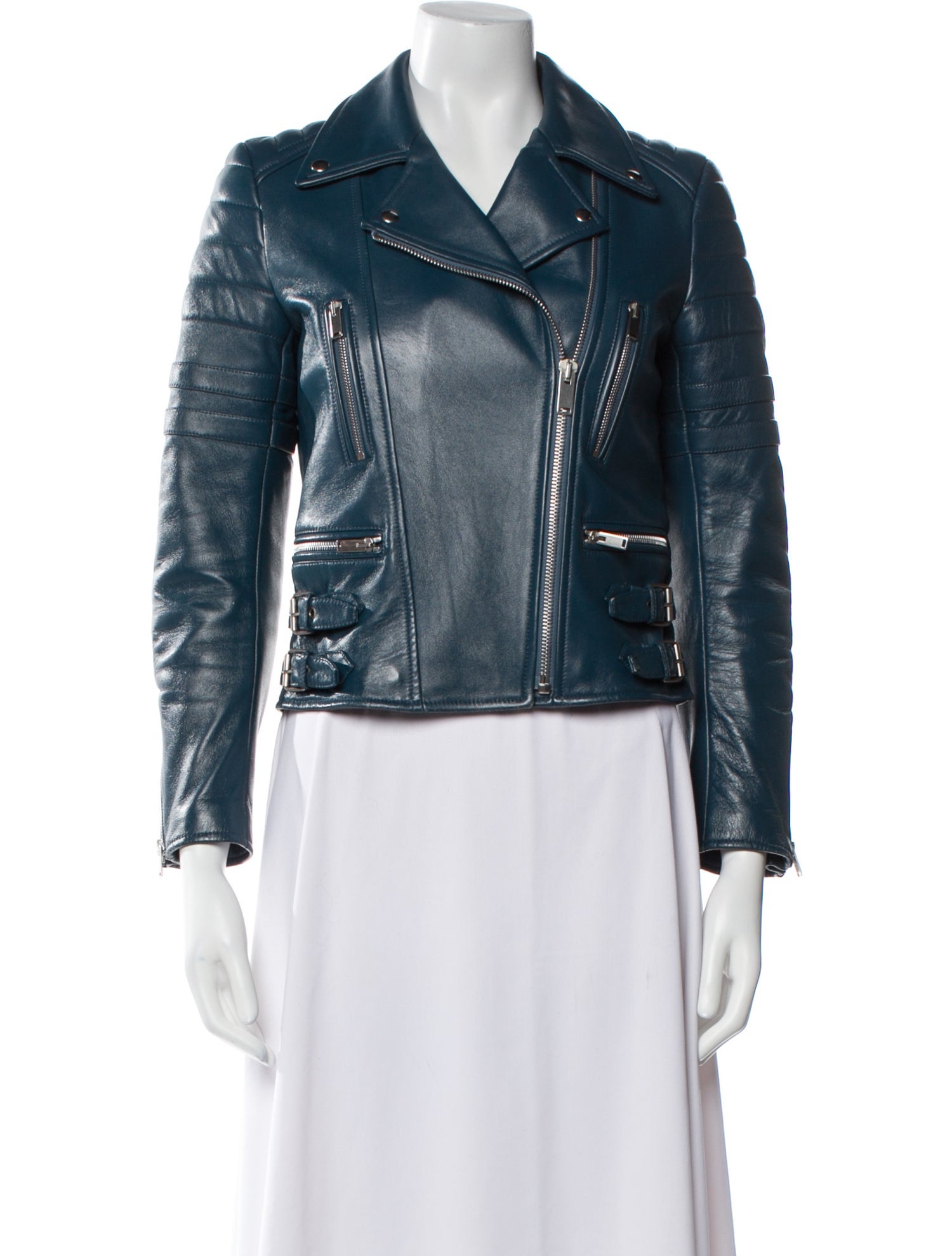 Celine Leather Biker Jacket