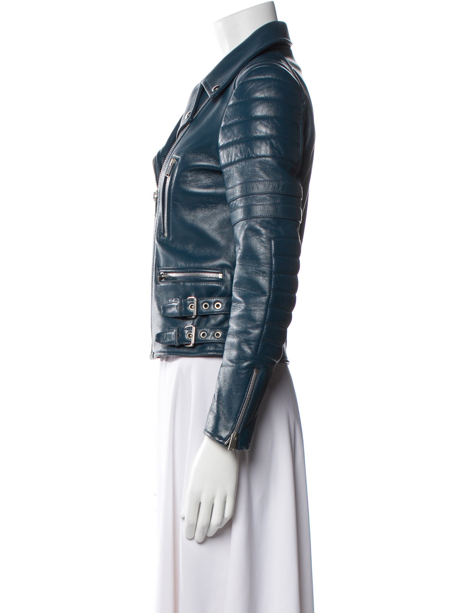 Celine Leather Biker Jacket