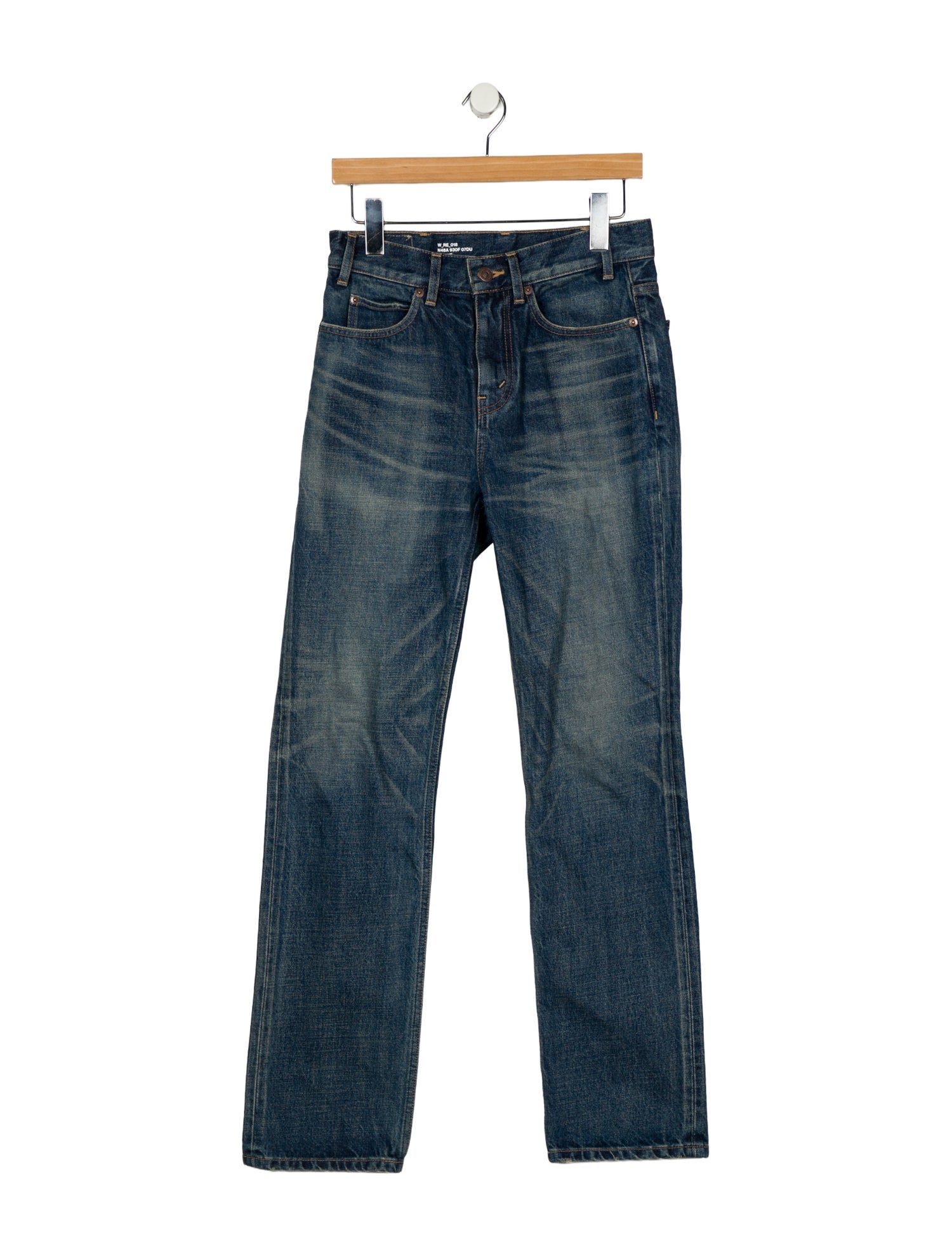 Celine Mid-Rise Straight Leg Jeans