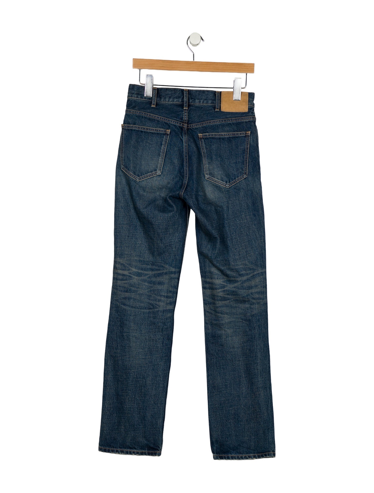 Celine Mid-Rise Straight Leg Jeans