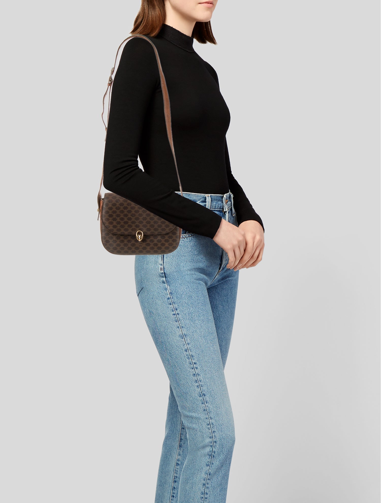 Celine Macadam Shoulder Bag Vintage