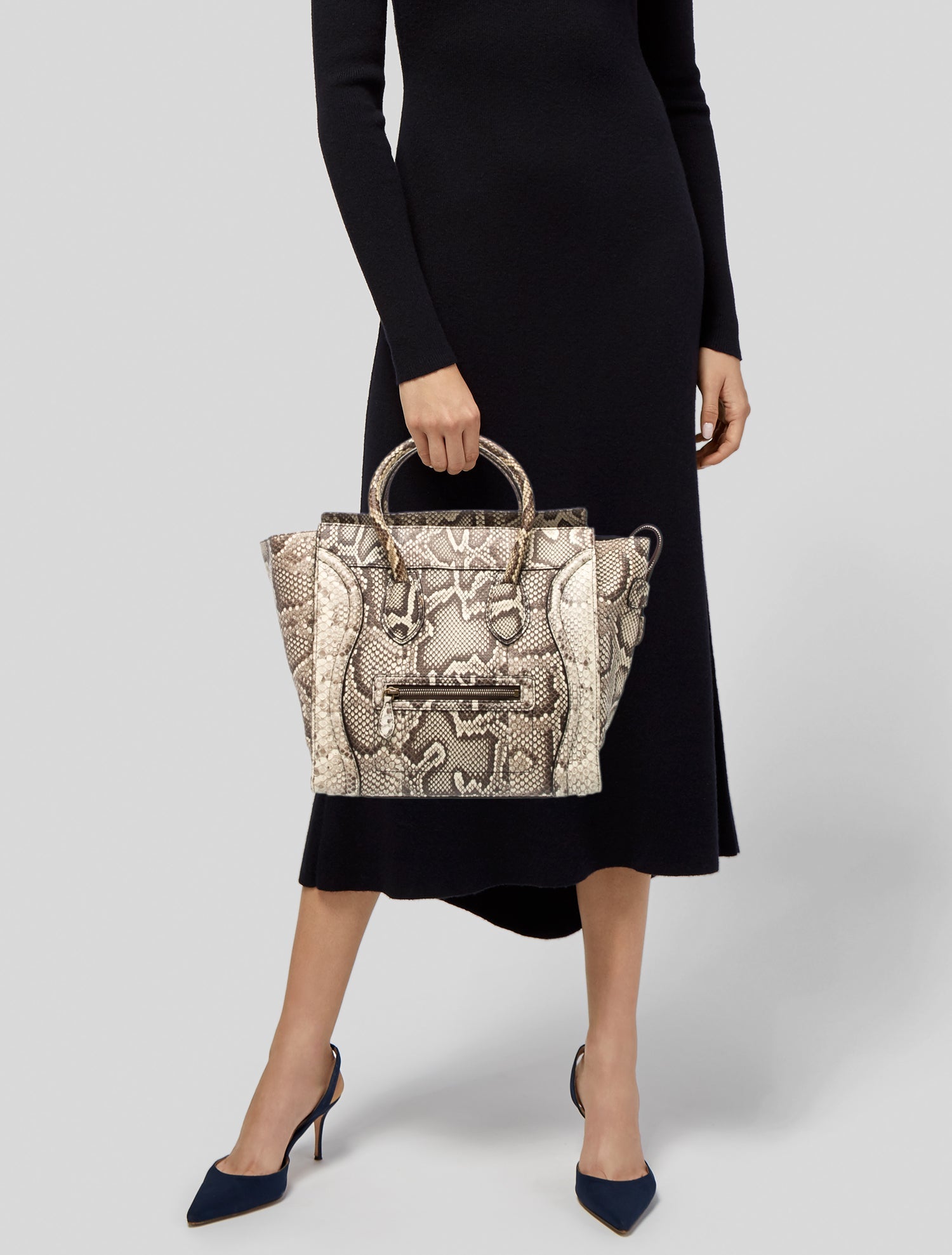 Celine Python Luggage Mini