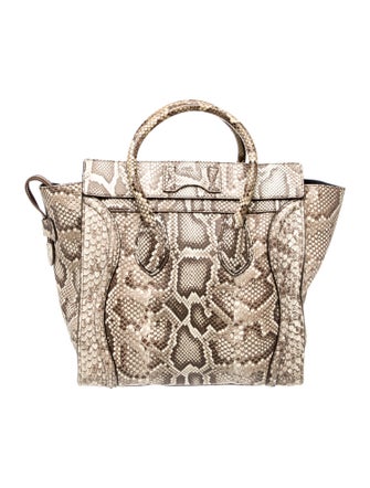 Celine Python Luggage Mini