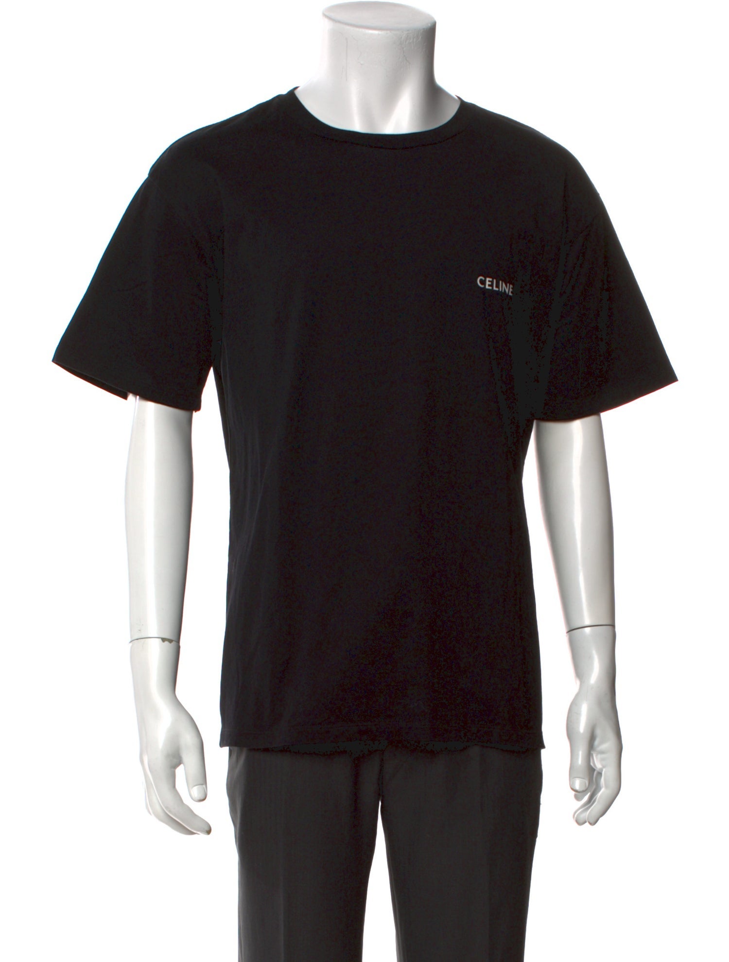 Celine Graphic Print Crew Neck T-Shirt