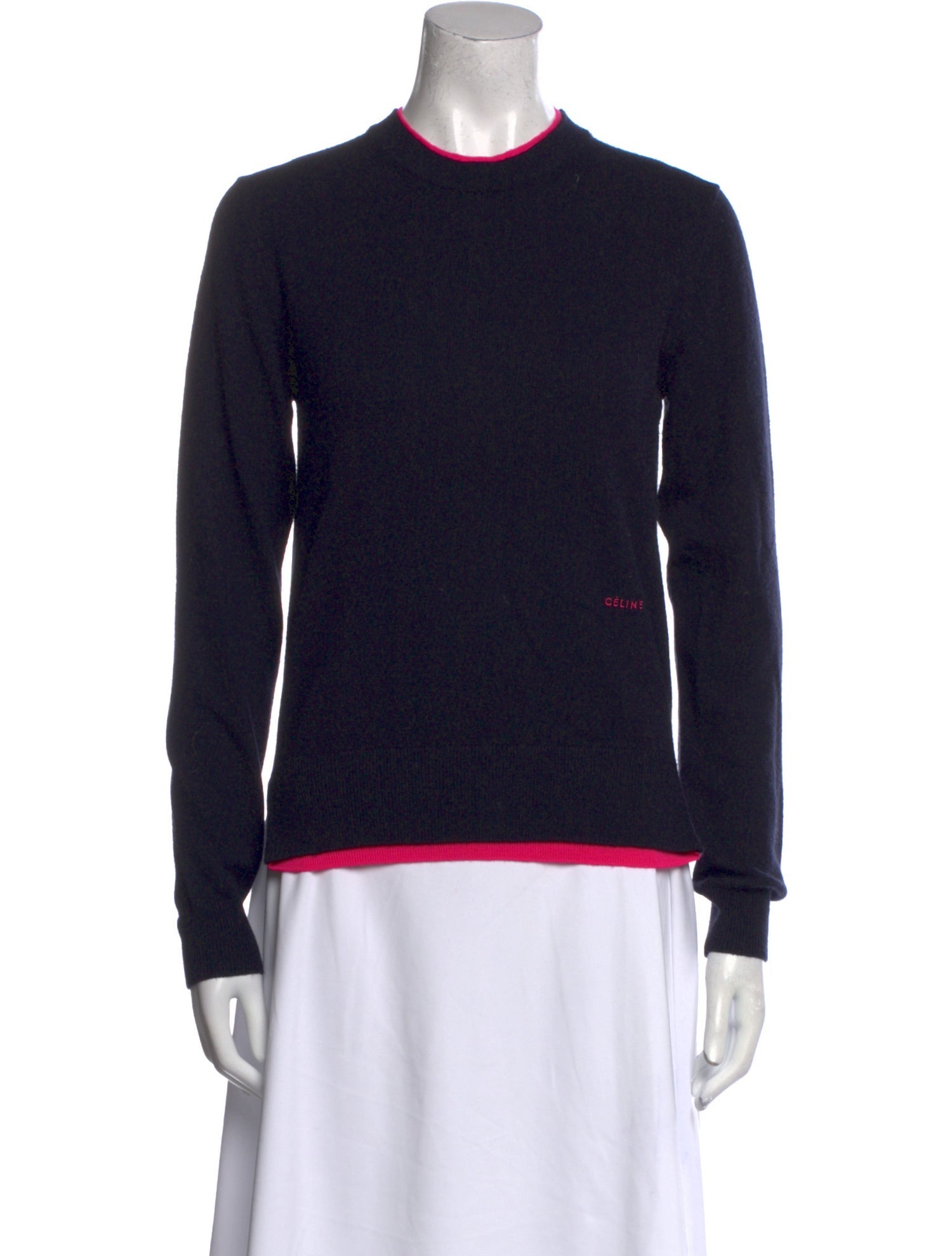 Celine Cashmere Crew Neck Sweater