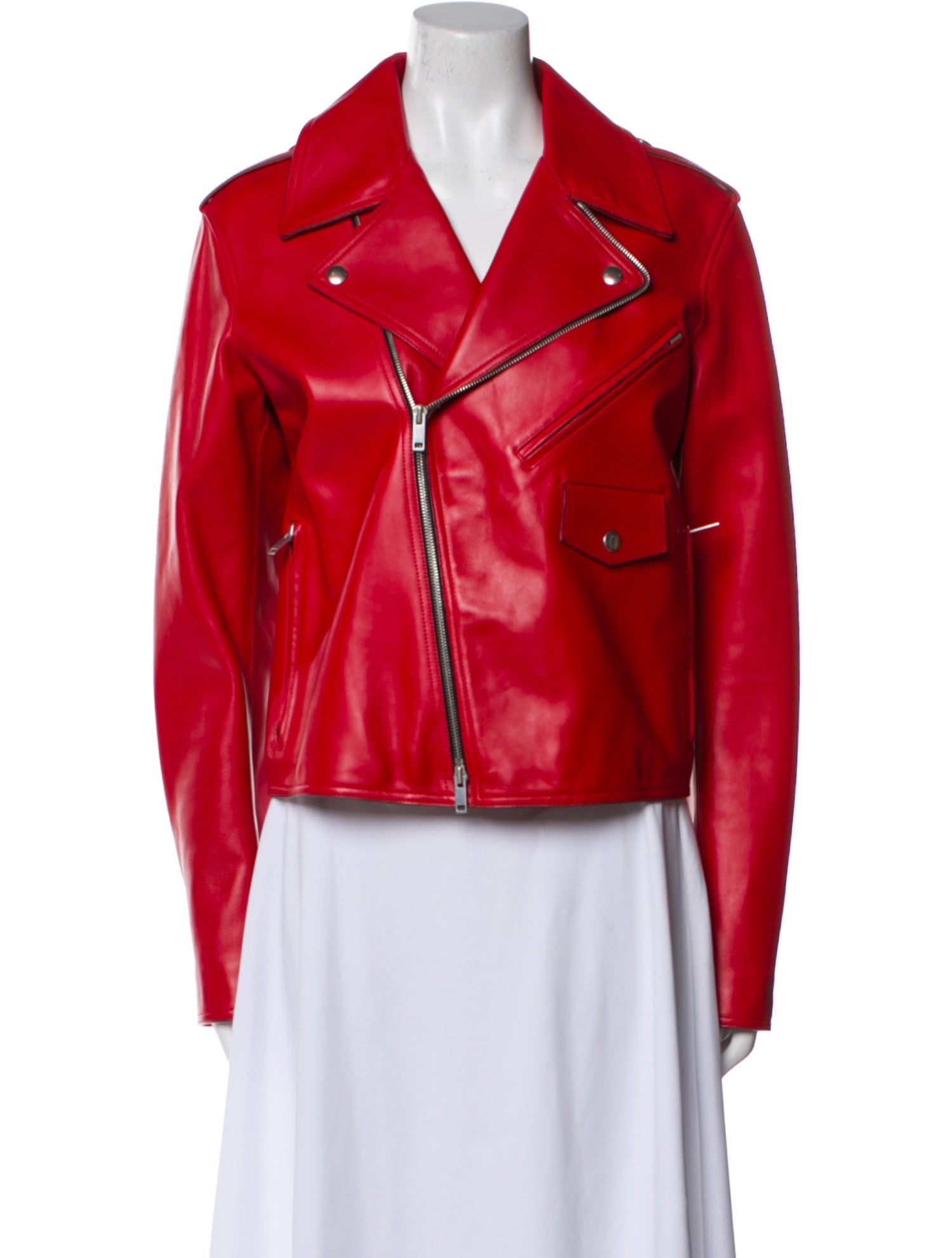 Celine Leather Biker Jacket