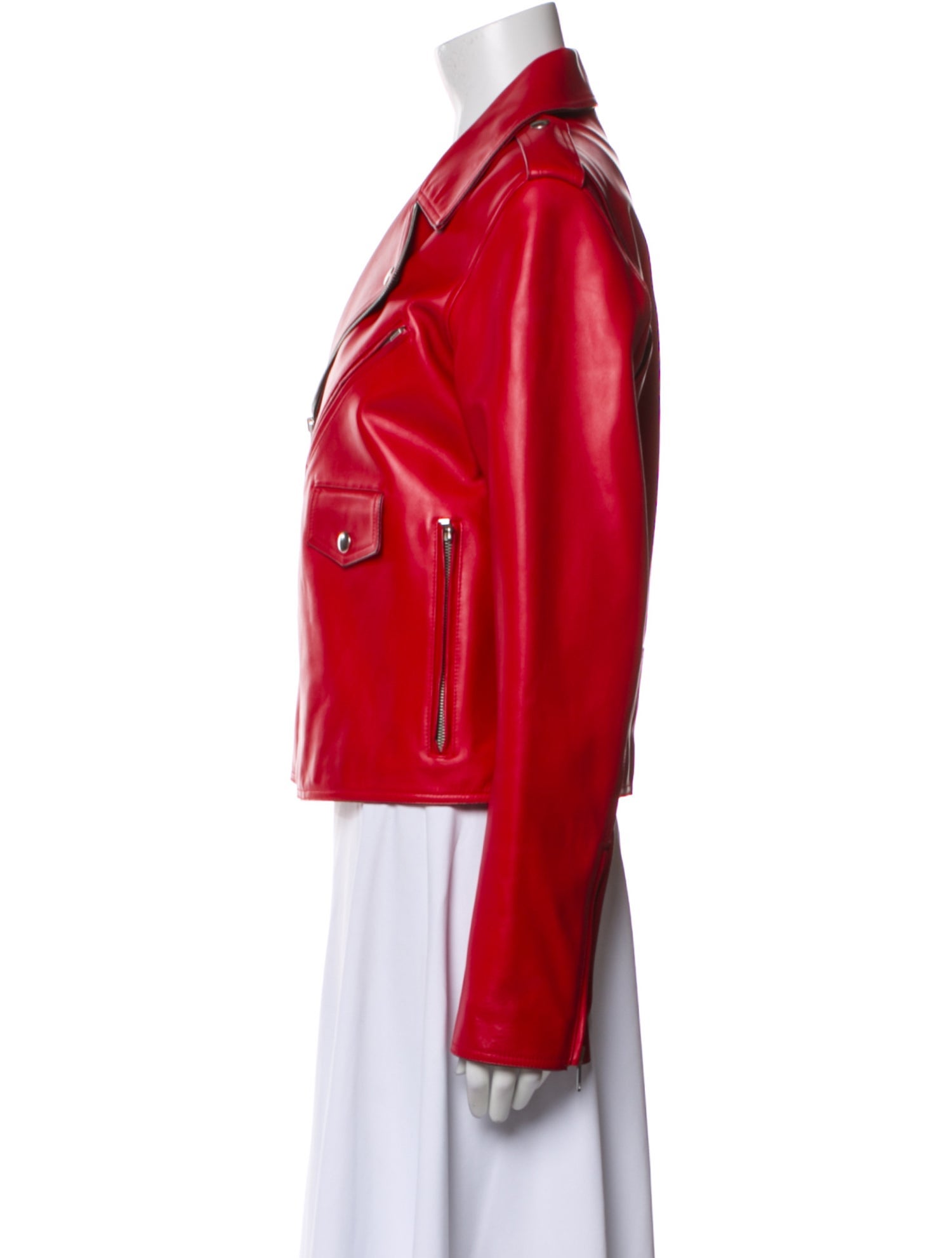 Celine Leather Biker Jacket