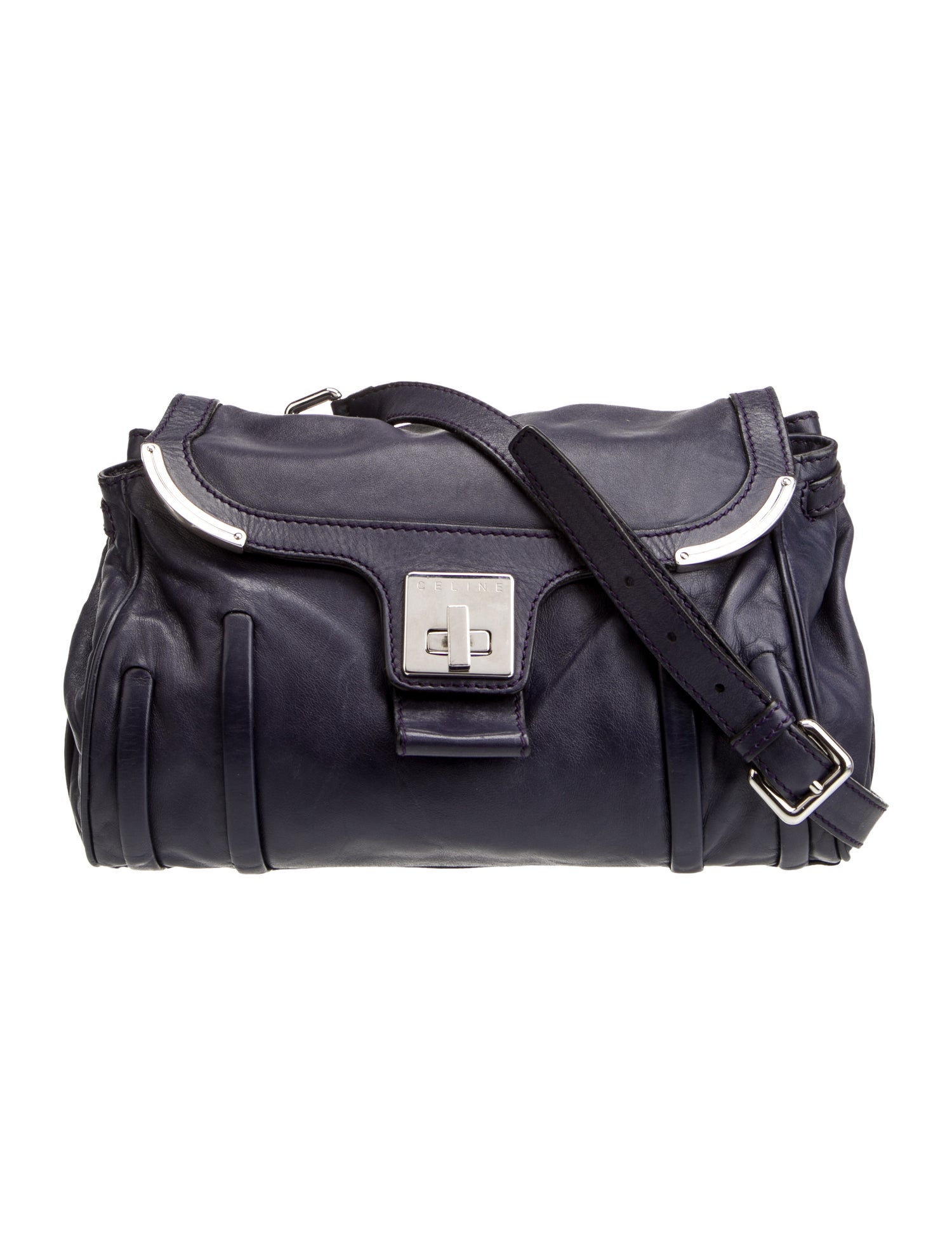 Celine Leather Crossbody Bag Vintage