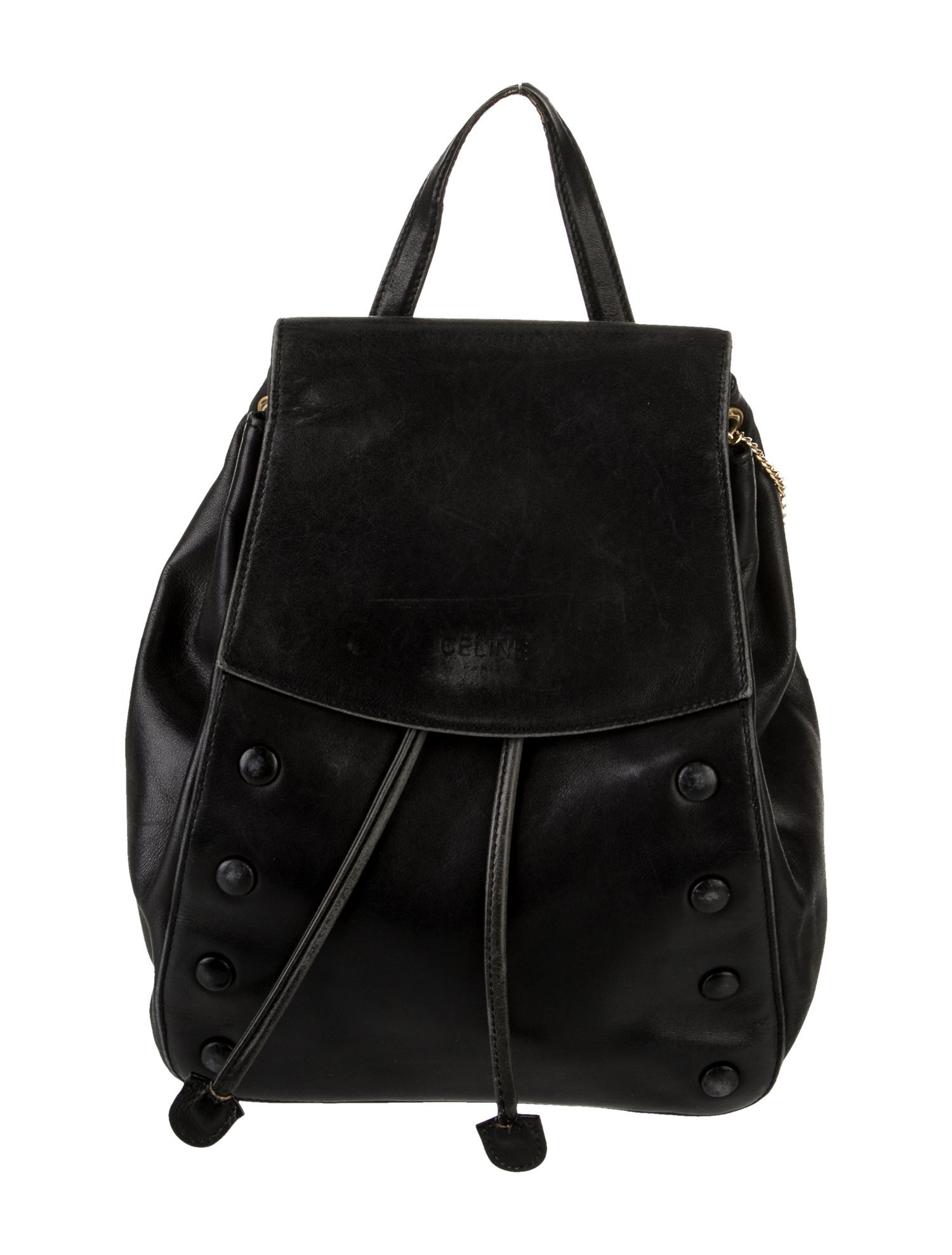 Celine Leather Backpack Vintage