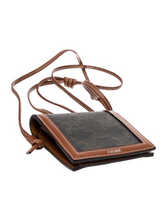 Celine Triomphe Necklace Wallet 2023