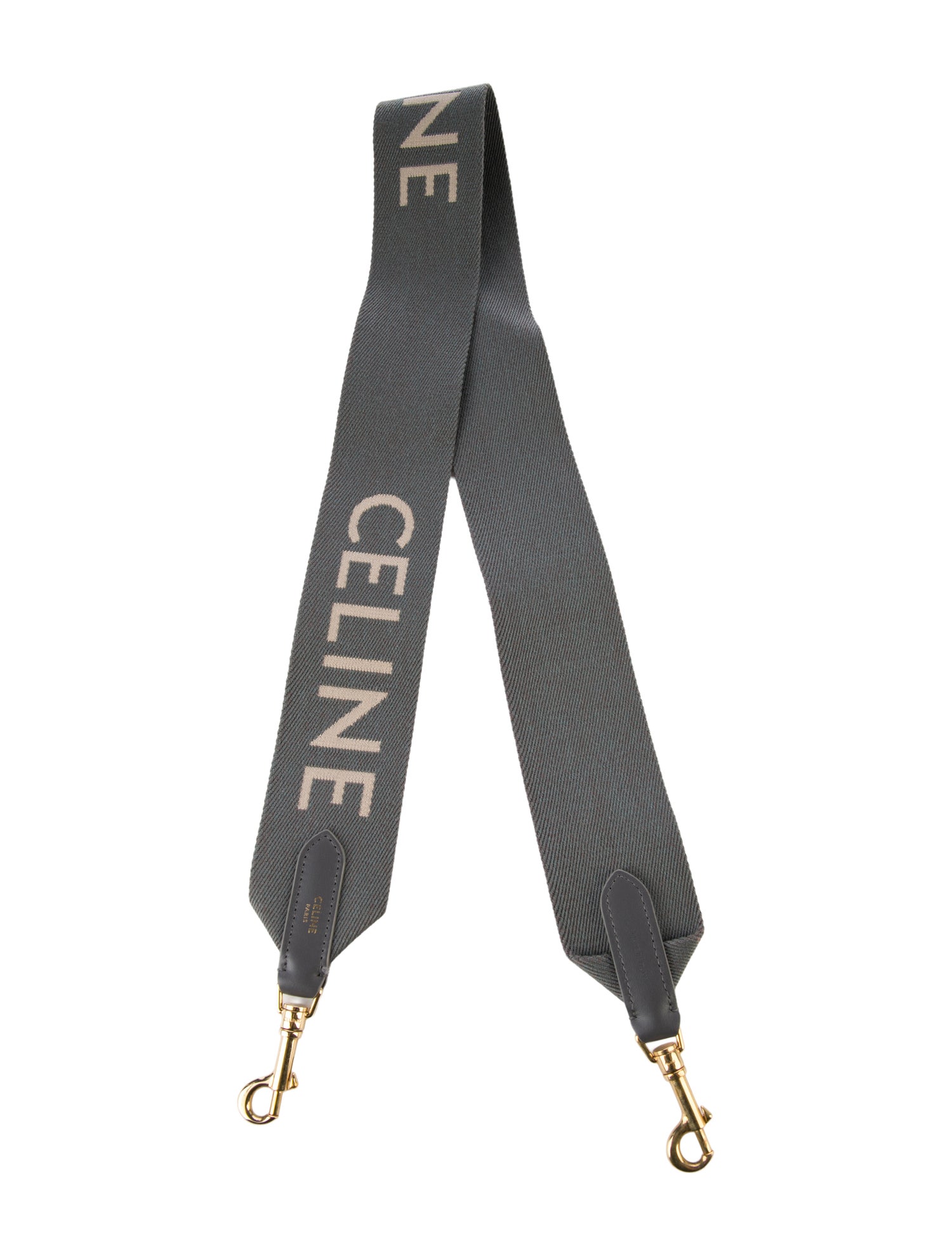 Celine Grey Canvas Bag Strap