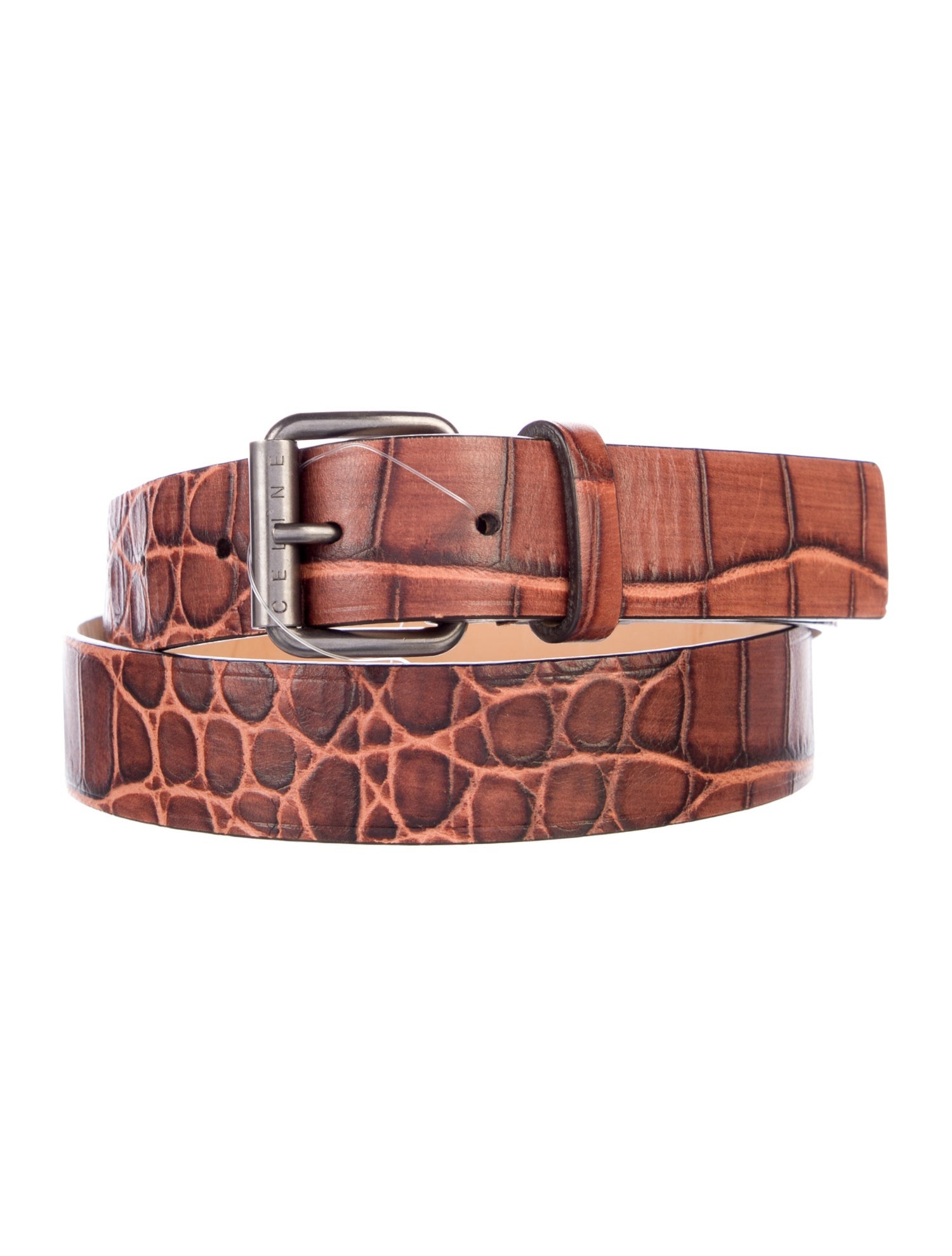 Celine Vintage Alligator Belt