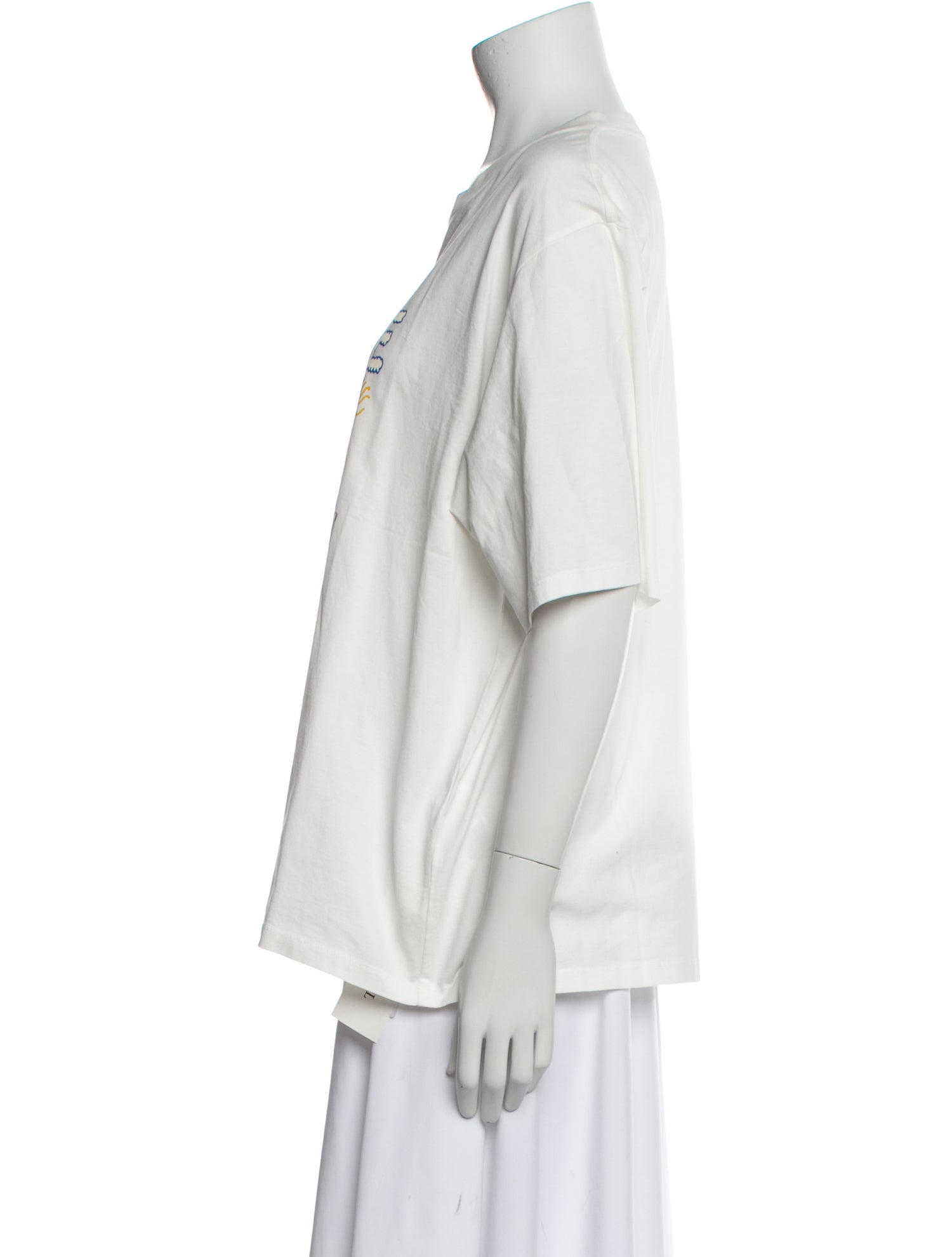 Celine Graphic Print Crew Neck T-Shirt