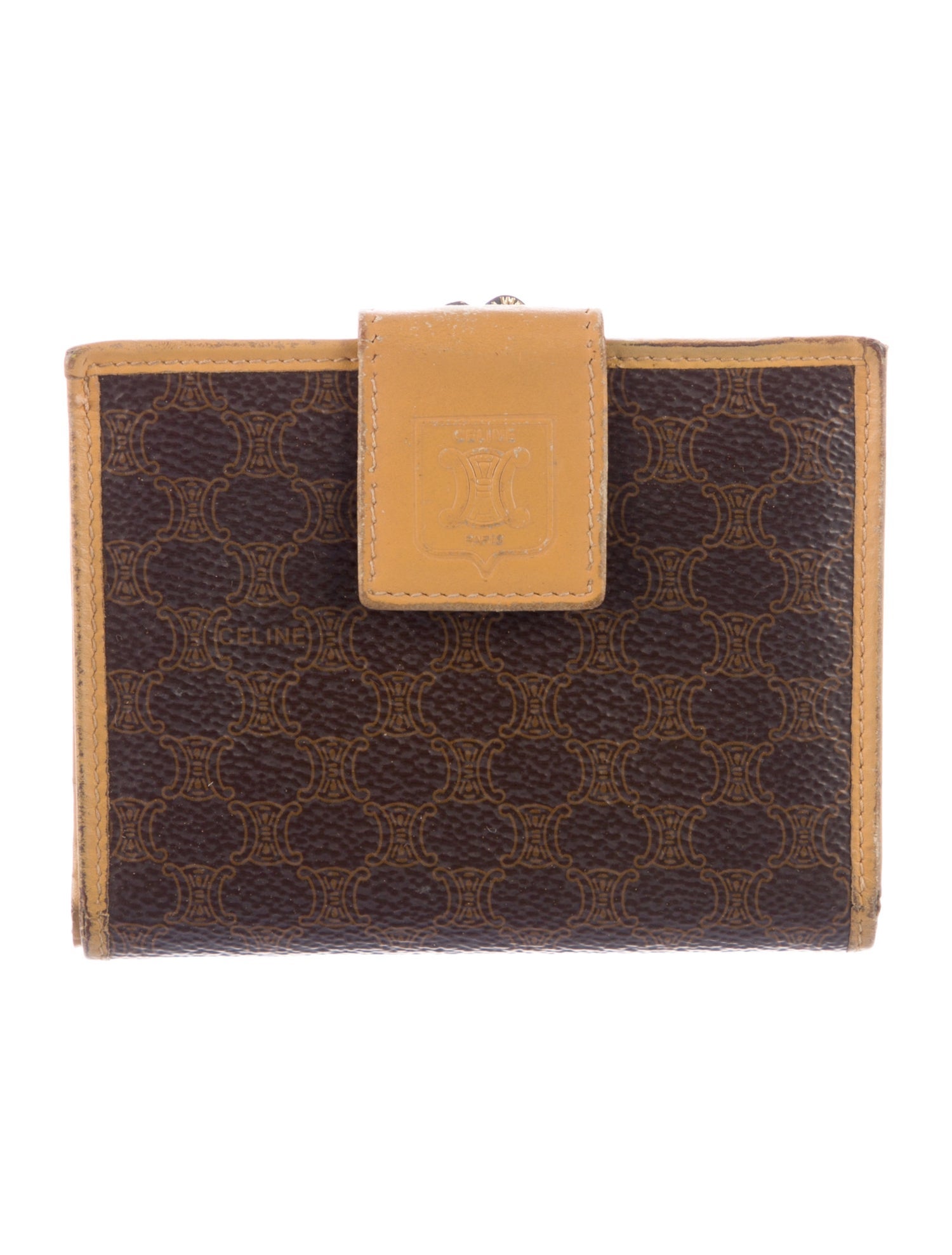 Celine Vintage Macadam Compact Wallet