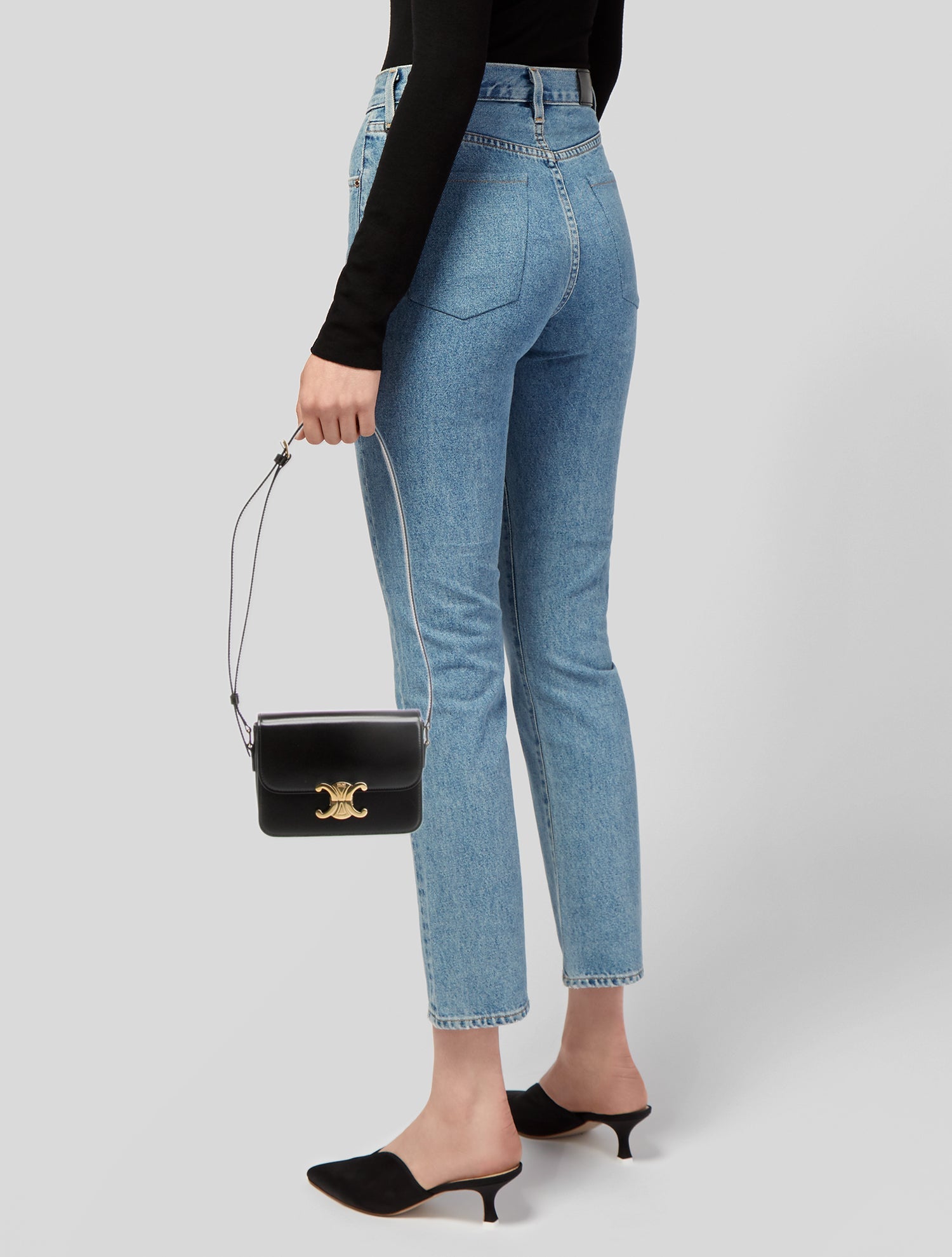 Celine Patent Leather Triomphe Teen 2024