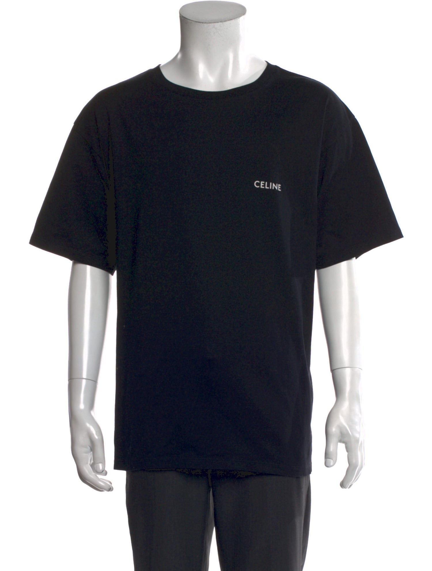 Celine Graphic Print Crew Neck T-Shirt