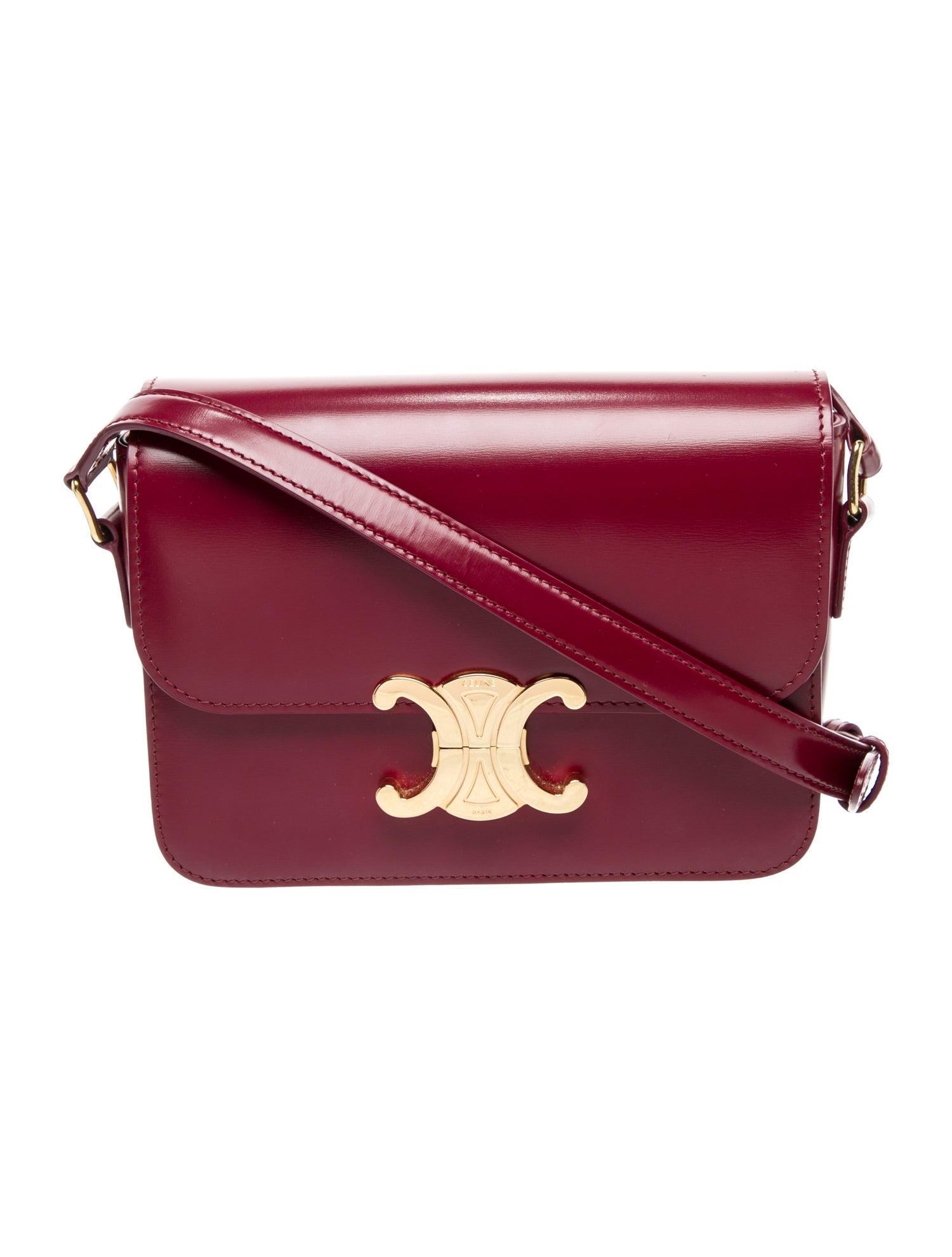 Celine Leather Triomphe Teen 2022