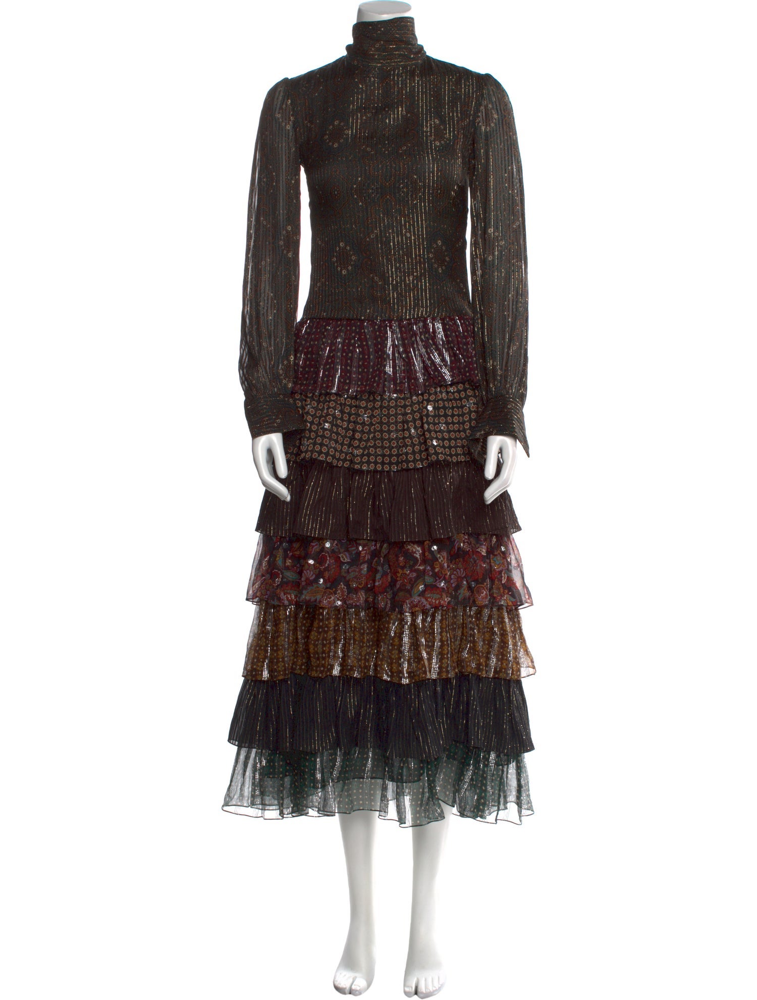 Celine Silk Long Dress