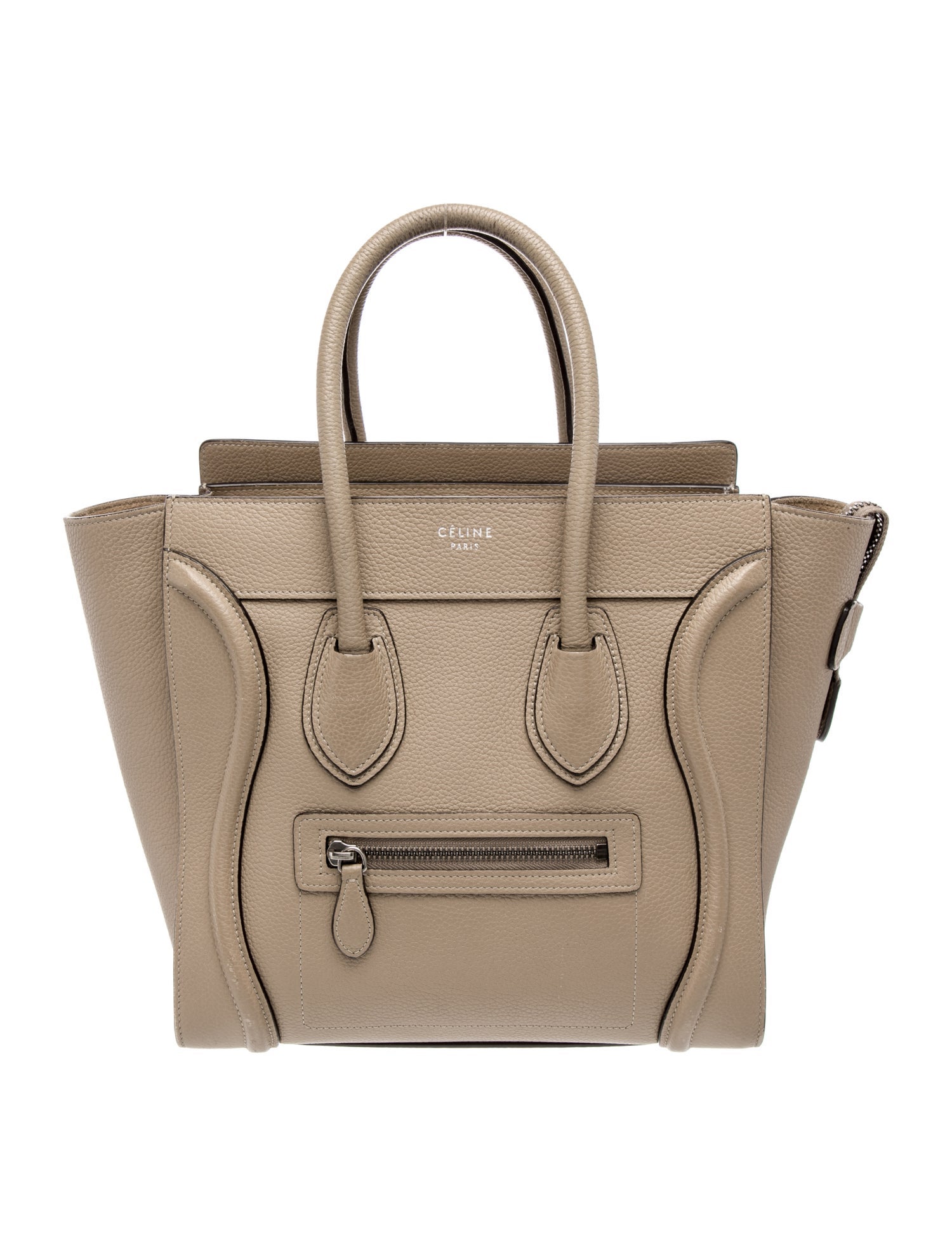 Celine Leather Luggage Micro